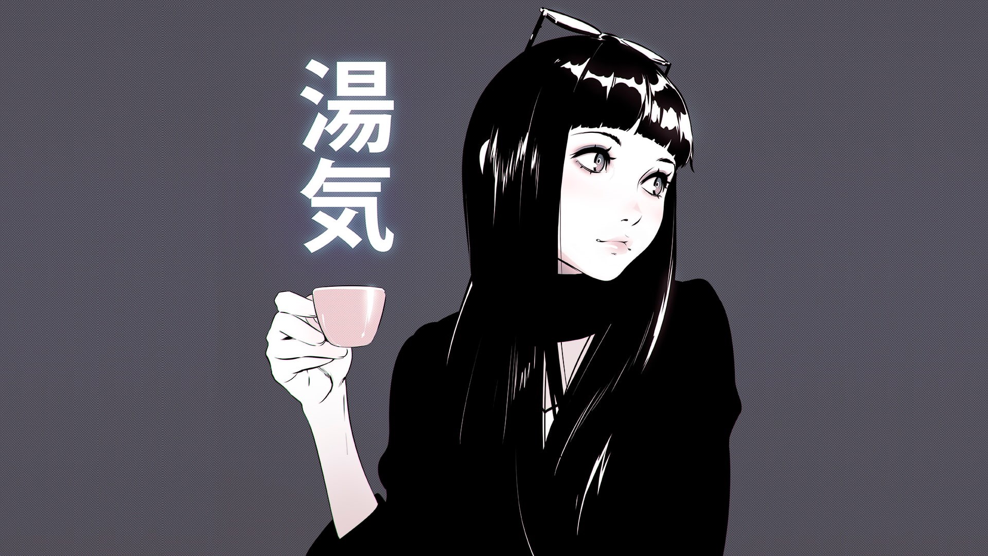 one person, Ilya Kuvshinov, unrecognizable person, artwork, digital composite, original characters, waist up, obscured face, headshot, beautiful woman, HD Wallpaper