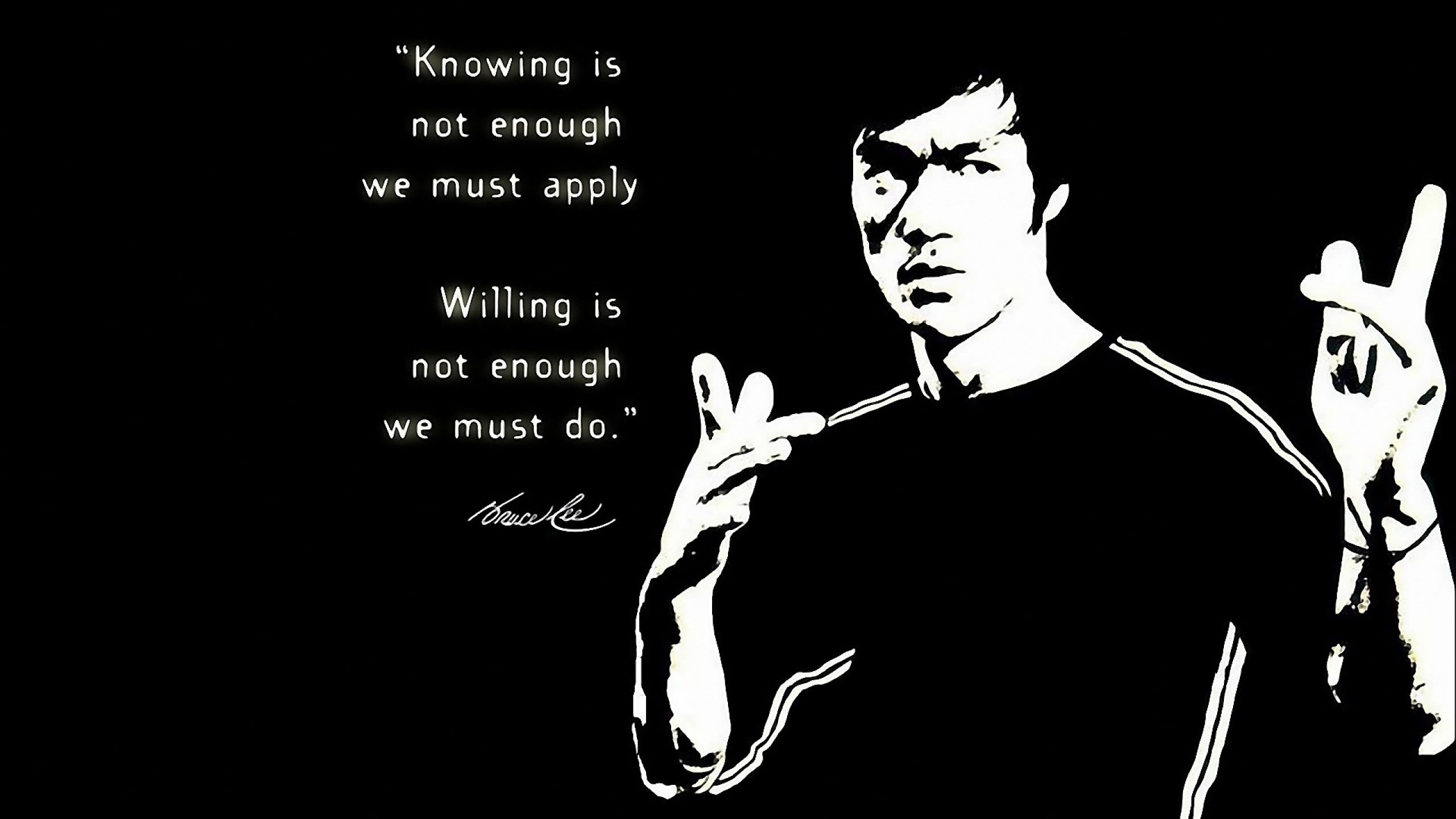 waist up, black background, portrait, studio shot, Bruce Lee, bruce, western script, one person, young men, overlay, 2K, motivational, headshot, young adult, HD Wallpaper