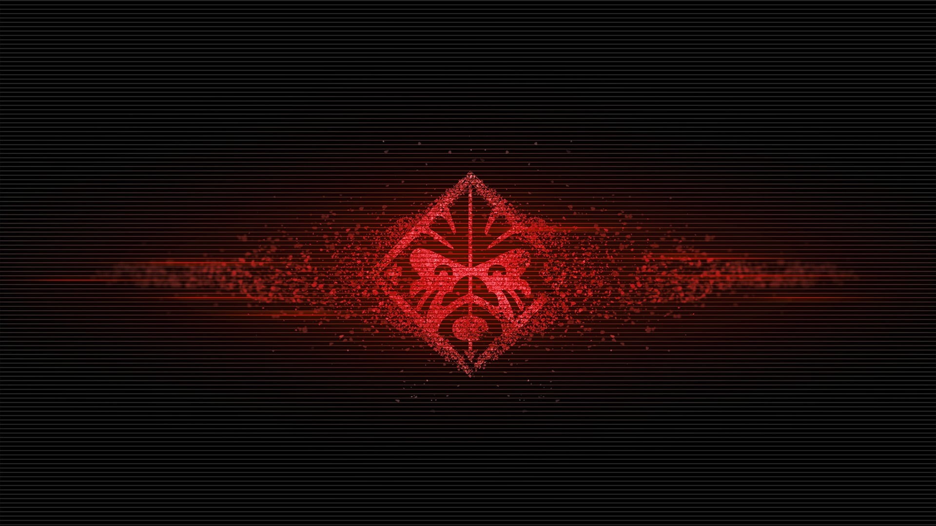inspiration, wireless technology, illustration, pattern, 1080P, shiny, omen, technology, black, star shape, video games, computer, glowing, shape, pixelated, HD Wallpaper