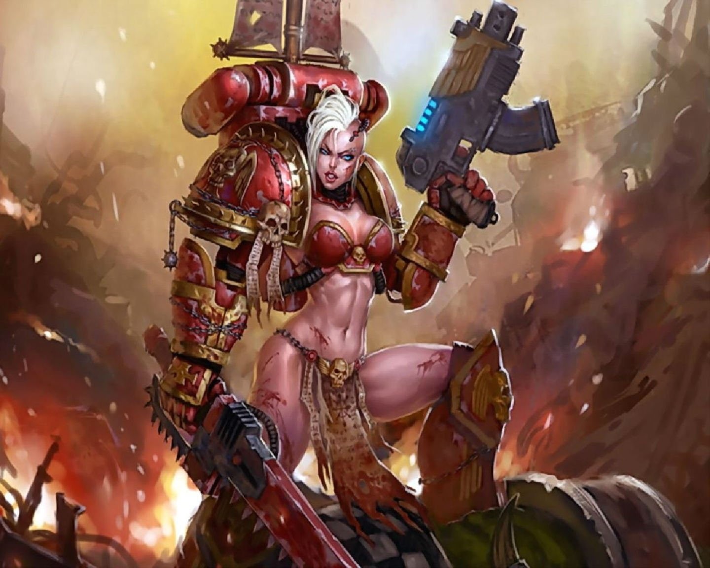 720P, Strategy, fi, 40k, battle, sci, Warhammer, fantasy, Dark, warrior, Tactical, HD Wallpaper