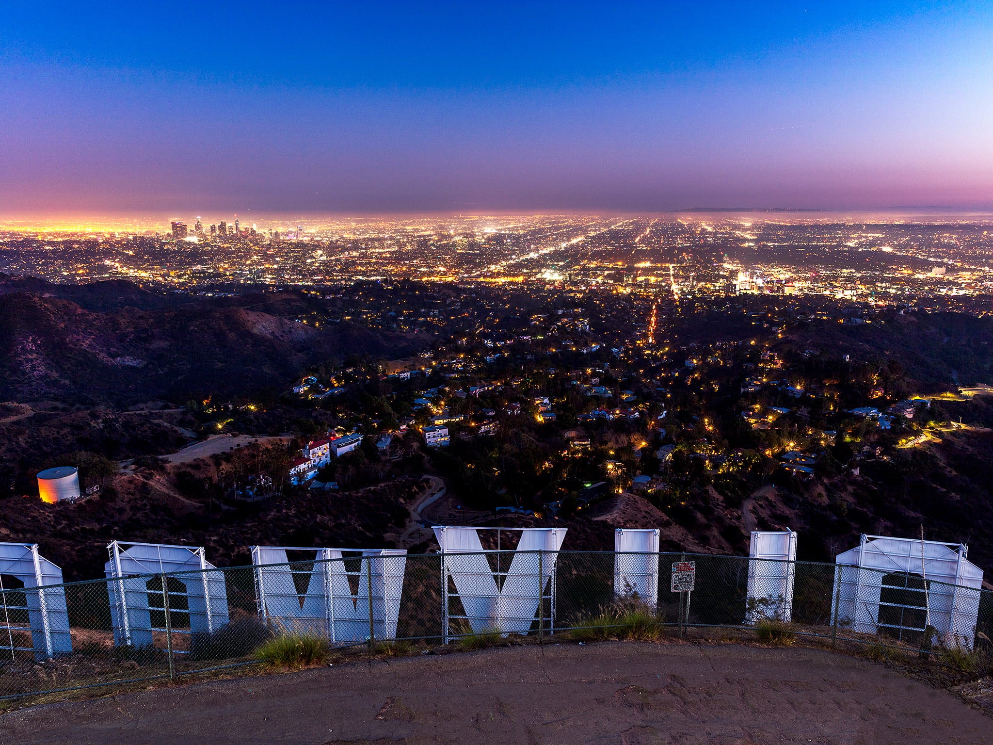 built structure, los, sky, 1080P, architecture, building exterior, view, eye, hollywood, city, dark, scenics - nature, bird, californium, nature, outdoors, HD Wallpaper