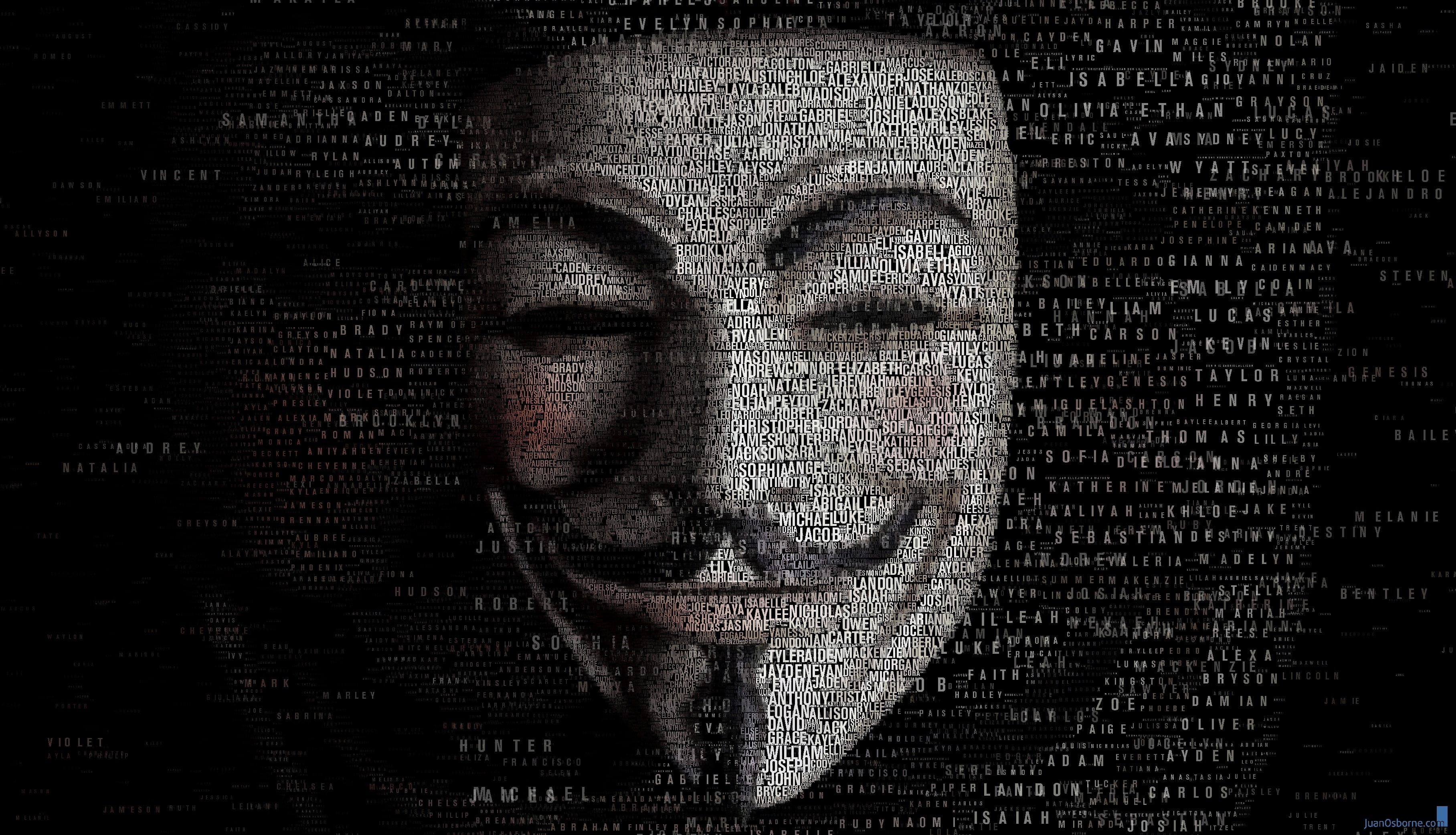 digital composite, number, body part, computer, mid adult men, human body part, message, front view, portrait, 2K, headshot, males, contemplation, looking at camera, HD Wallpaper