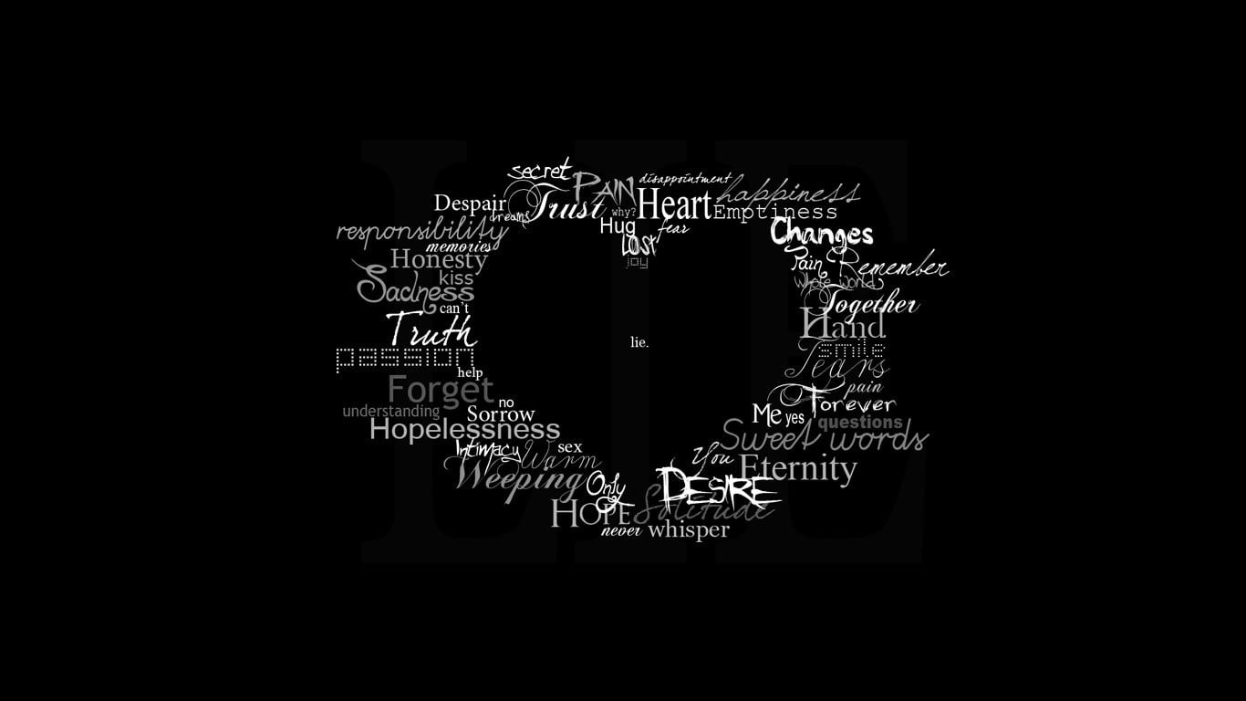 artwork, black background, communication, computer network, technology, typography, connection, copy space, background, internet, western script, illuminated, HD Wallpaper