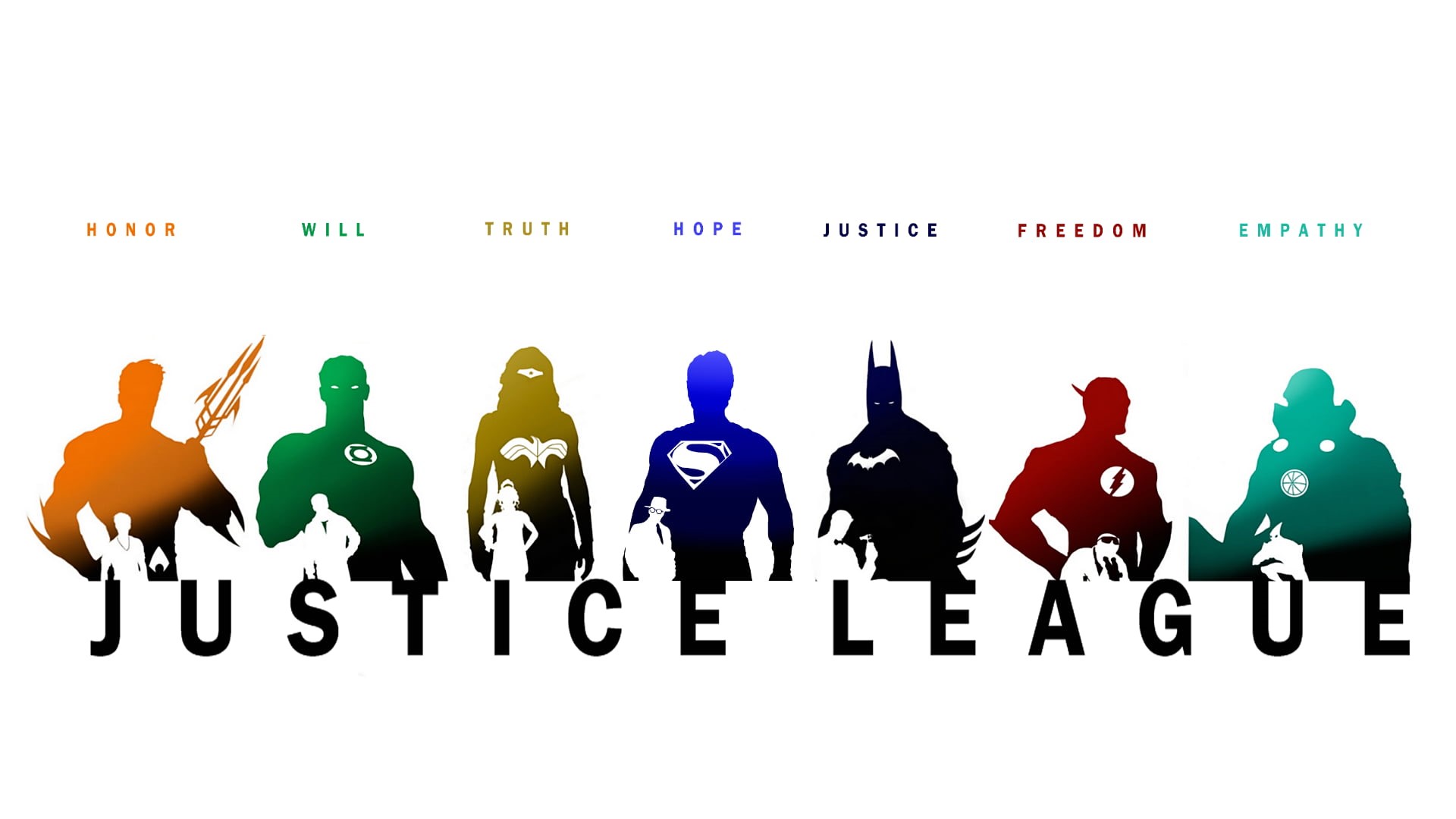 Batman Begins, communication, cut out, arts culture and entertainment, superhero, Justice League, people, Wonder Woman, text, celebration, DC Comics, Martian Manhunter, HD Wallpaper