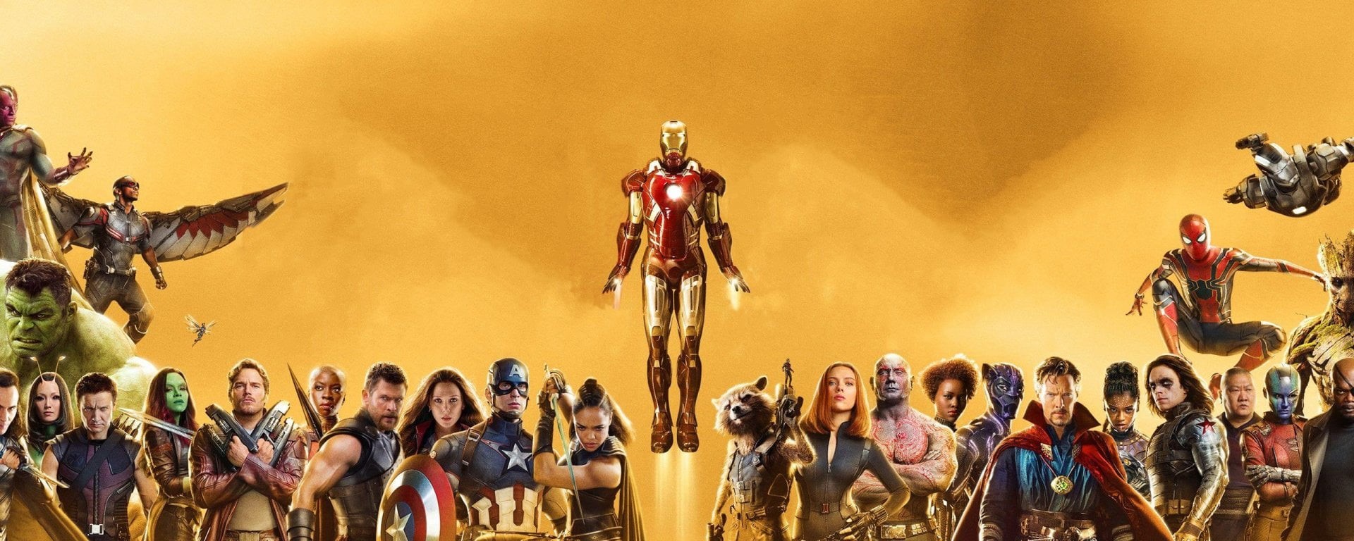 Avengers: Infinity War, event, 1080P, Nebula (Marvel Comics), Hawkeye, Wasp (Marvel Comics), yellow, child, Mantis (Marvel Comics), arts culture and entertainment, HD Wallpaper