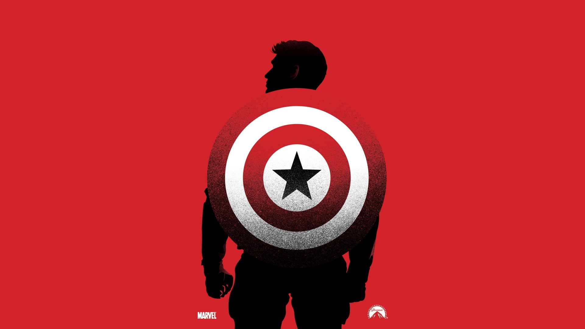 1080P, shield, by marvel, captain, Captain America: The First Avenger, Captain America, red, first, avenger, america, background, comics, Steve Rogers, HD Wallpaper