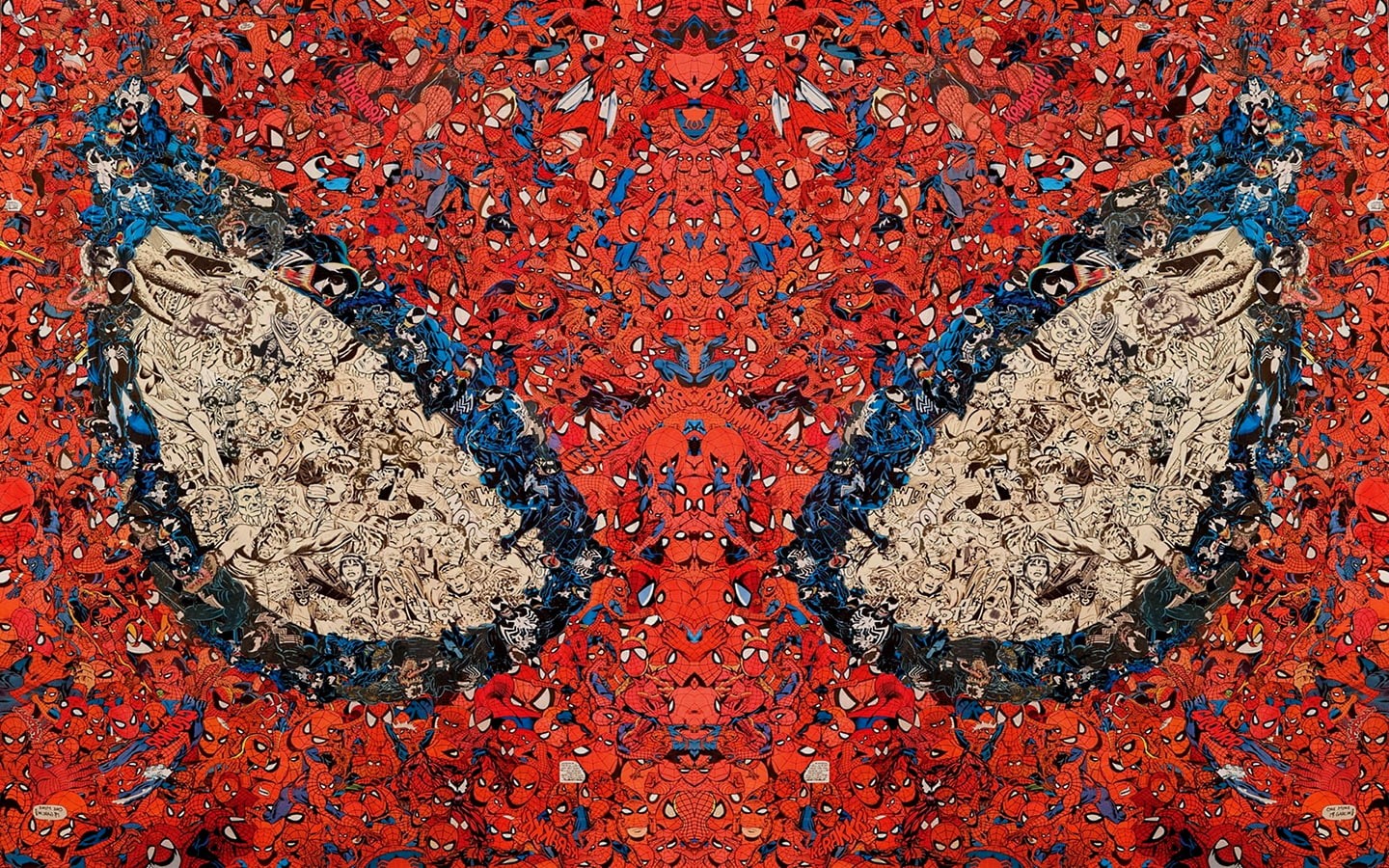 eyes, spider, hd, 720P, cartoon/comic, red, man, marvel, HD Wallpaper