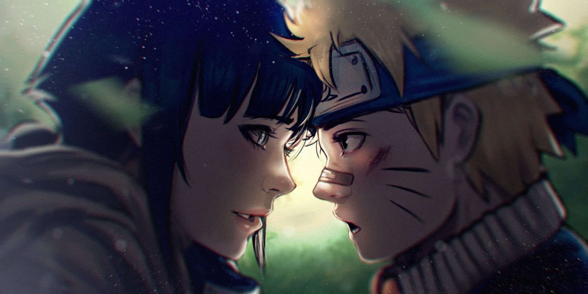 hinata, portrait, nature, offspring, Naruto Uzumaki, clothing, human representation, people, illustration, Naruto, body part, female likeness, emotion, HD Wallpaper