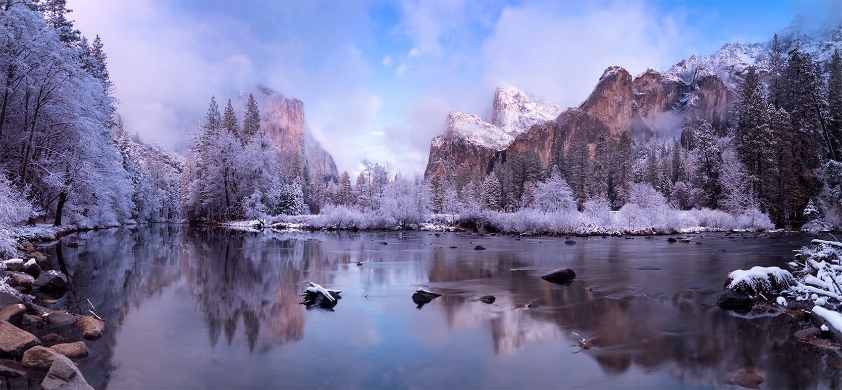 body, brown, cloud - sky, landscape, California, sky, valley, 720P, tranquility, idyllic, non-urban scene, no people, rock, tree, plant, day, winter, reflection, HD Wallpaper