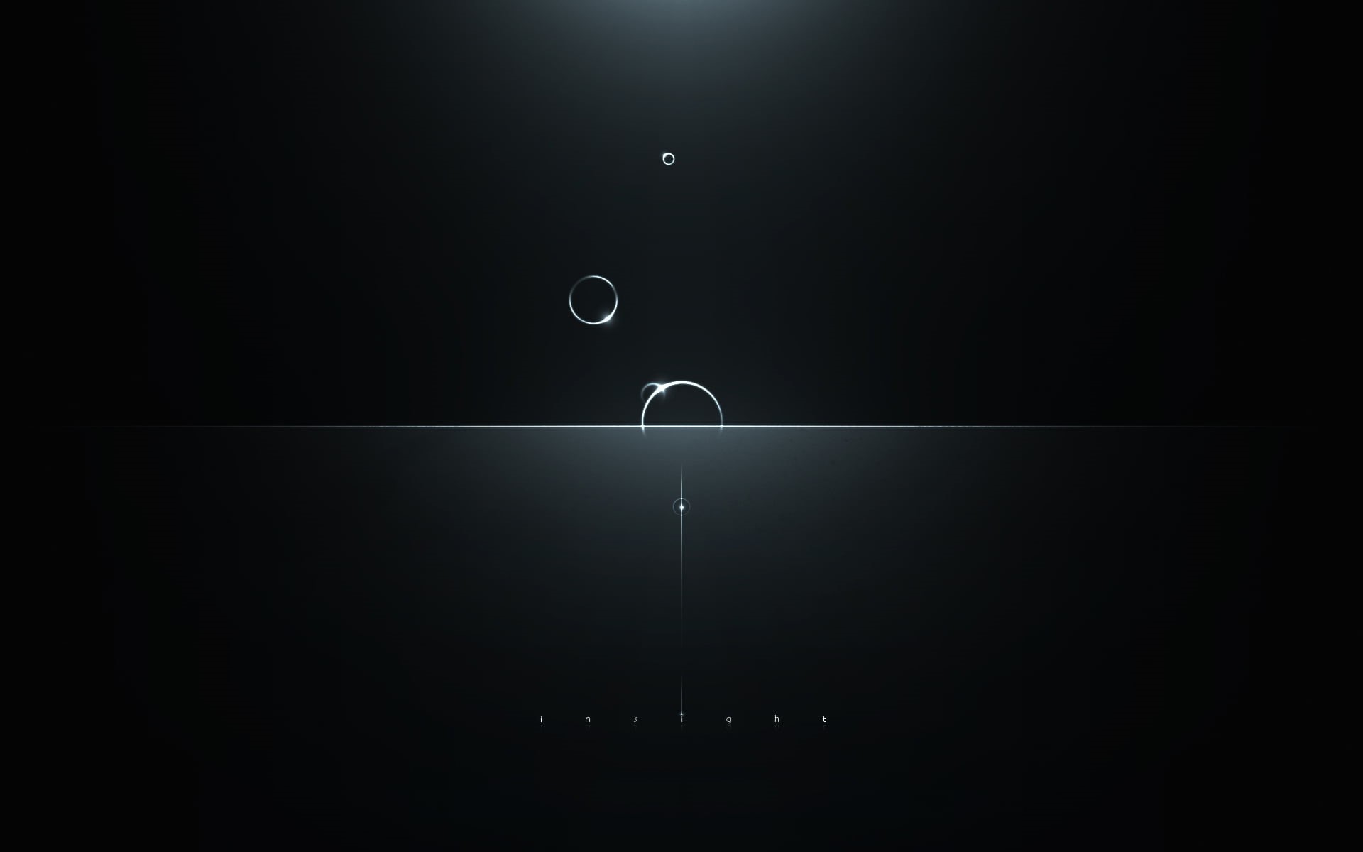 copy space, geometric shape, abstract, 1080P, glowing, no people, natural phenomenon, crescent, space, astronomy, artwork, white, digital art, minimalism, HD Wallpaper