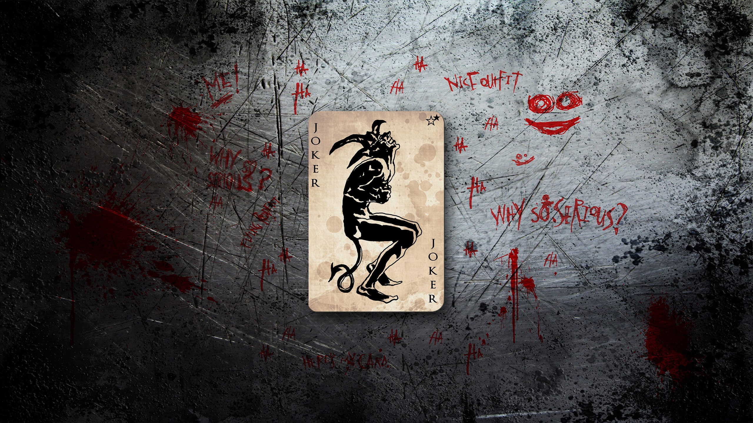 cartoon/comic, card, joker, 2K, dc, hd, batman, HD Wallpaper