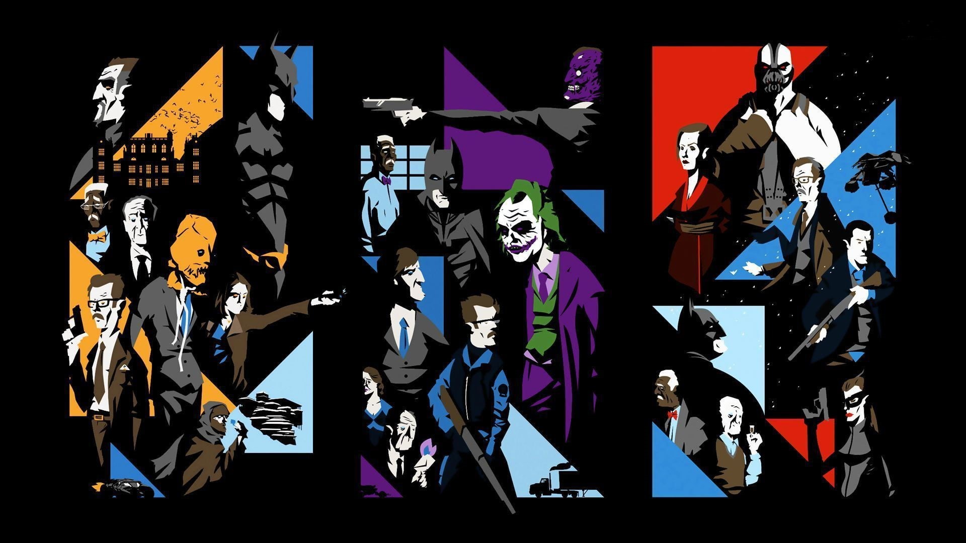 abstract, creativity, night, women, Batman Begins, illuminated, arts culture and entertainment, performance, Batman, no people, variation, video games, HD Wallpaper