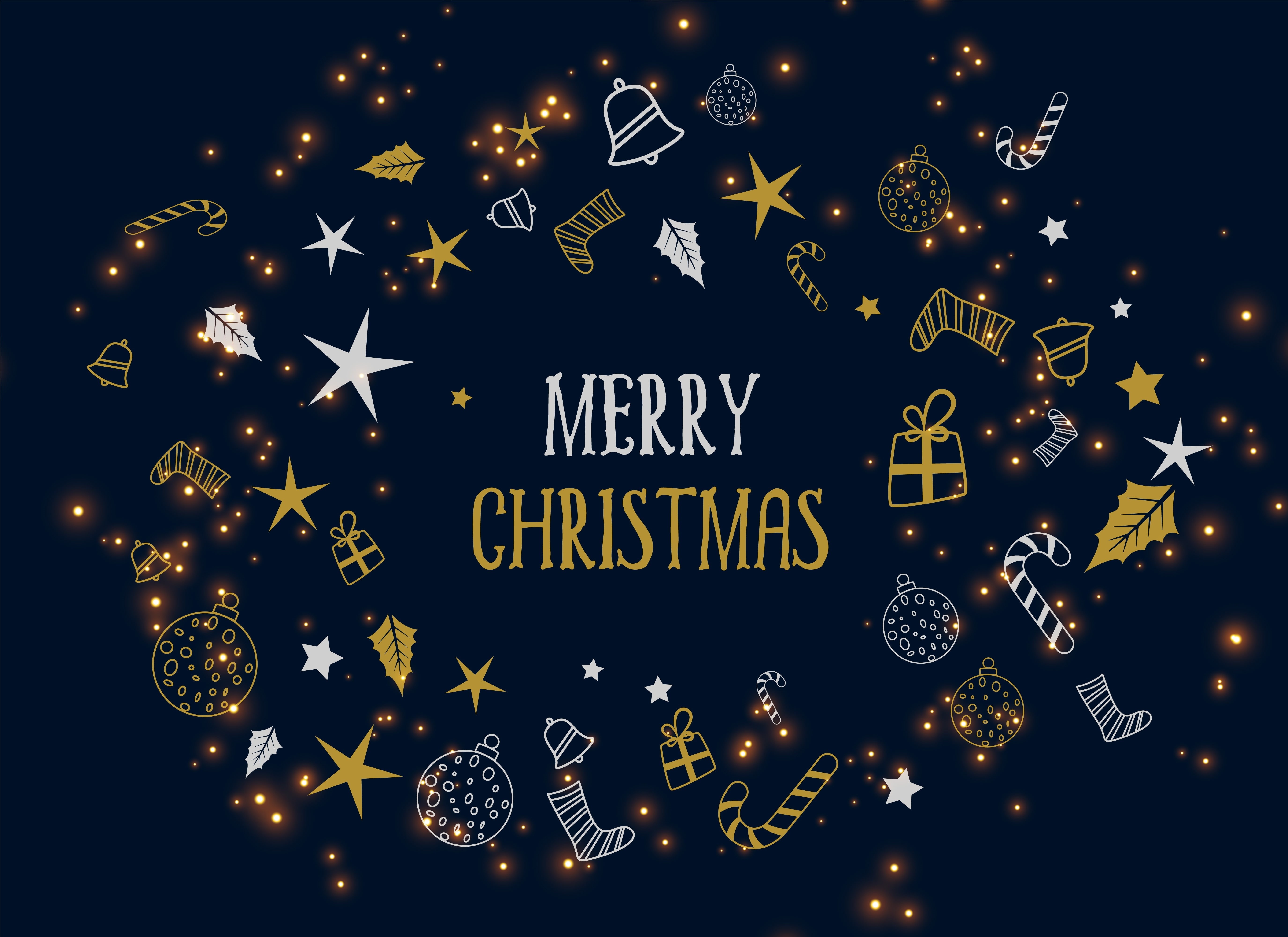 christmas, 5K, merry, HD Wallpaper