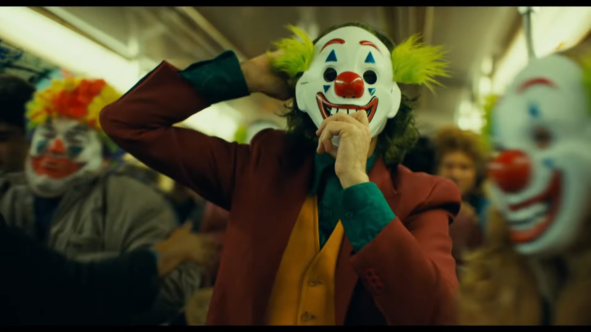 simple, dark, 1080P, RobertDeNiro, JokerMovie, High Defintion, Joaquin Phoenix, Joker, HD Wallpaper