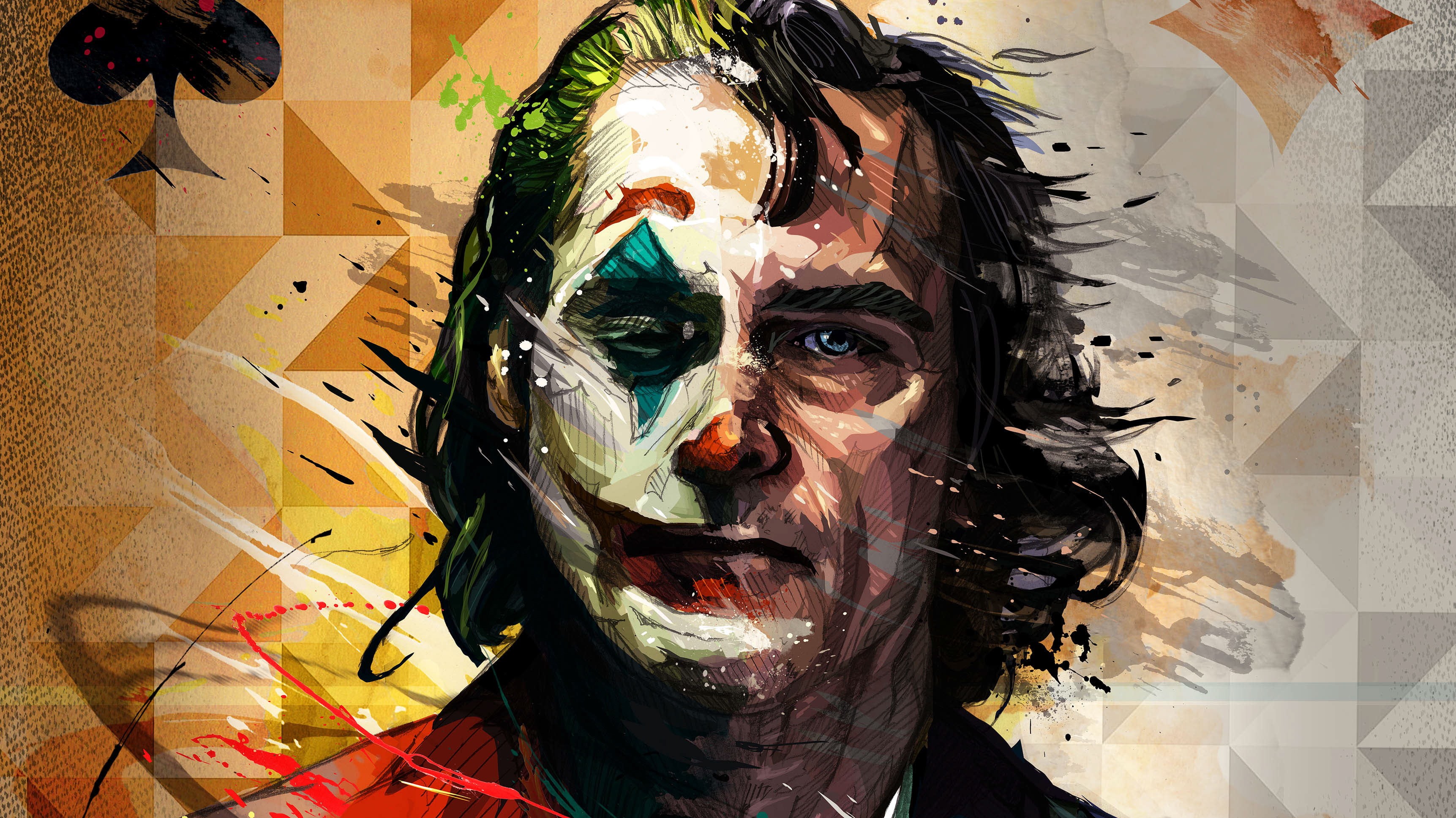 Movie, Joaquin Phoenix, Joker, 2K, DC Comics, HD Wallpaper
