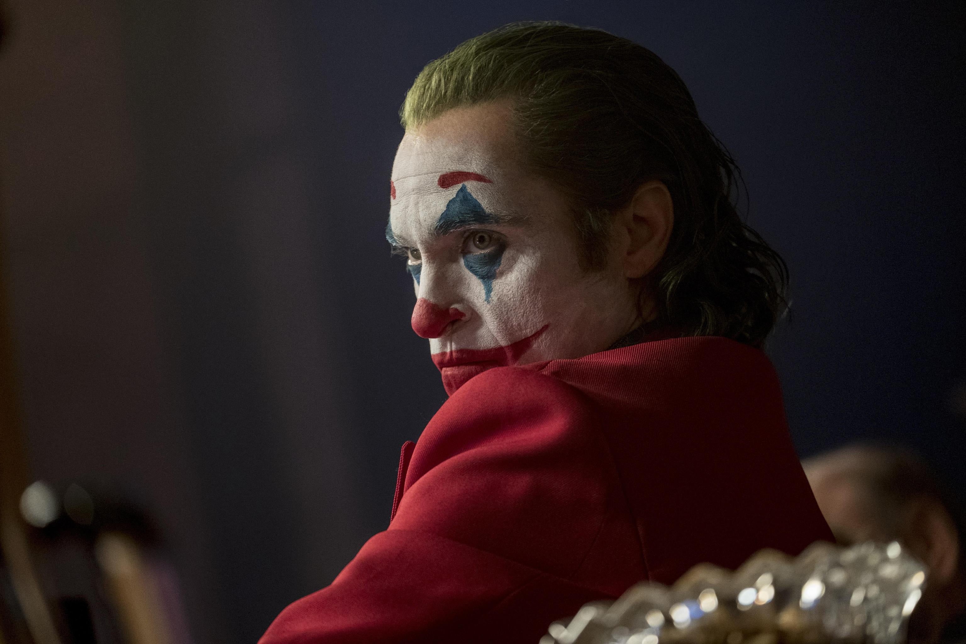 costume, Joker 2019, paint, Joker, Joaquin Phoenix, 2K, Grimm, HD Wallpaper