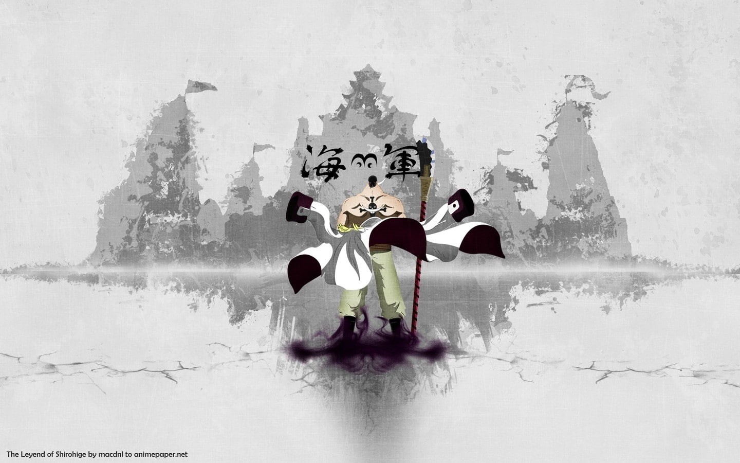 piece, 720P, hd, Whitebeard, one, x, one piece, art, anime, HD Wallpaper