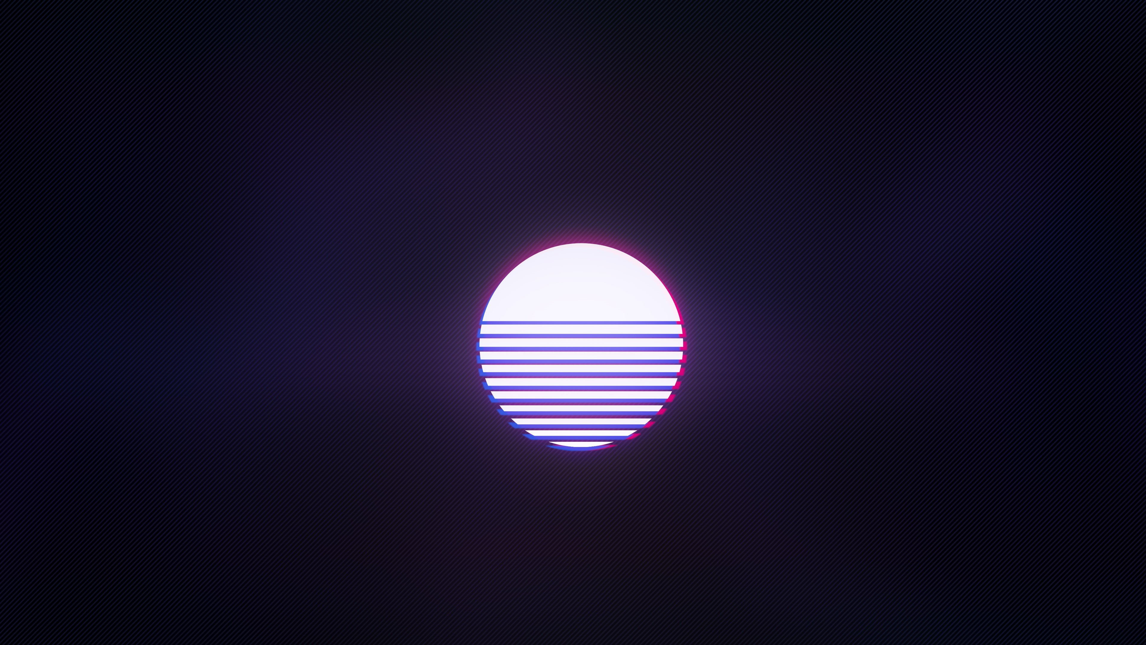dark, Retro style, circle, no people, sky, shape, nature, geometric shape, window, eclipse, light - natural phenomenon, horizon, digital art, 4K, indoors, HD Wallpaper