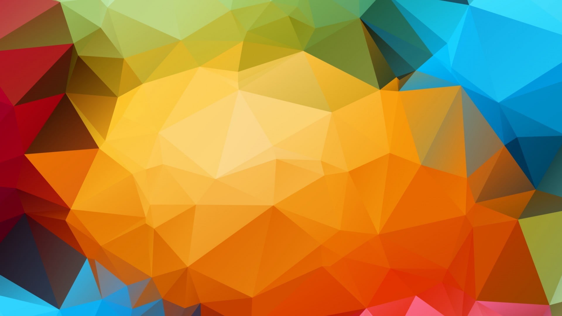 design, triangle shape, yellow, low poly, art and craft, color gradient, multicolored, colorful, vibrant color, pattern, multi colored, abstract, HD Wallpaper