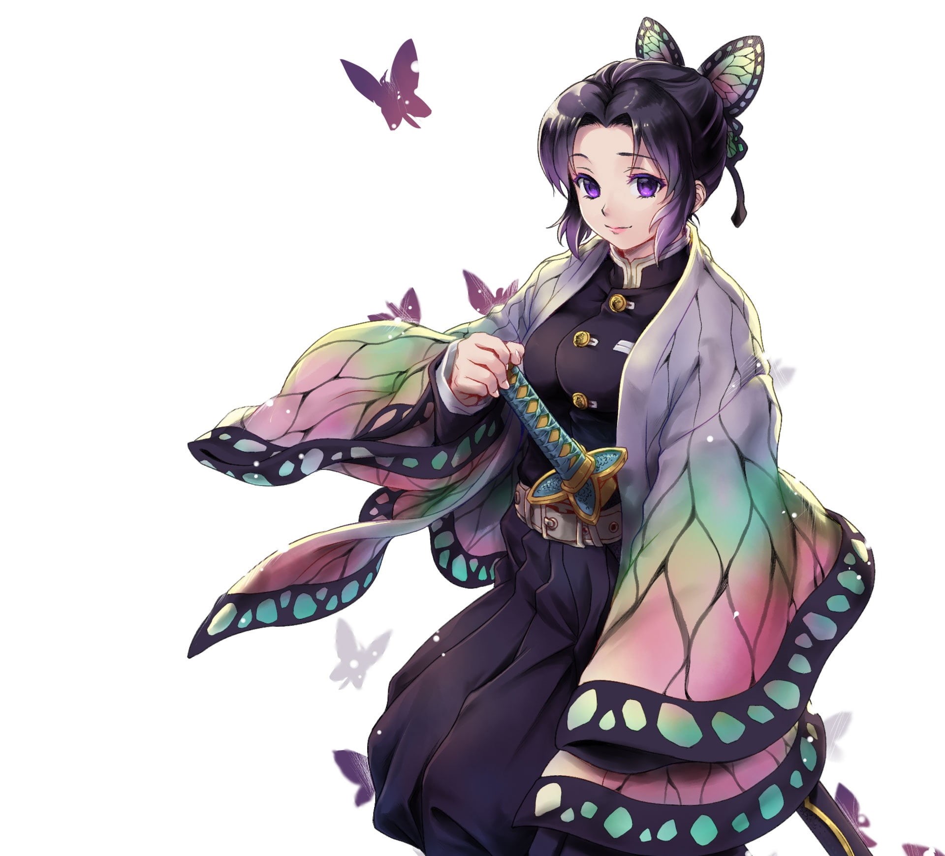 Demon Slayer: Kimetsu no Yaiba, 1080P, Anime, Shinobu Kochou, HD Wallpaper