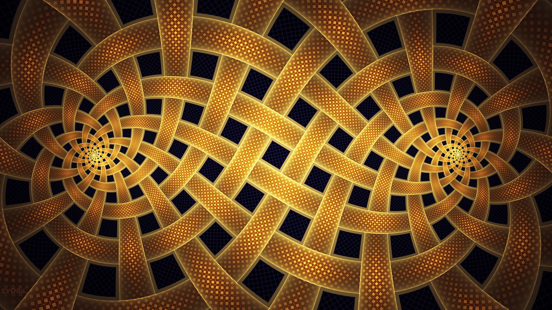 geometric shape, low angle view, design, spiral, decoration, variation, textured, close-up, square, shape, digital, brown, backgrounds, creativity, no people, HD Wallpaper
