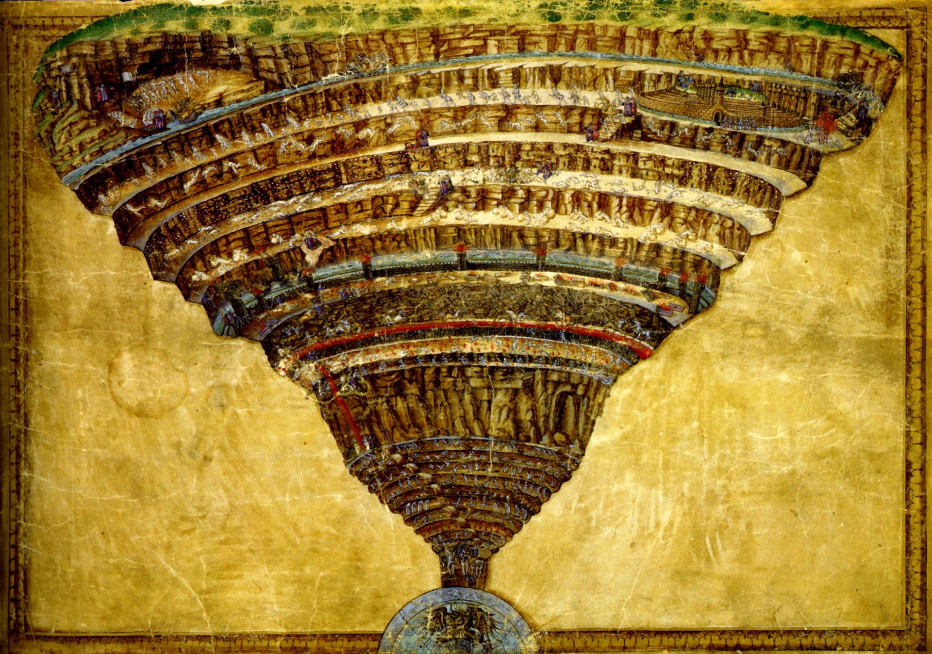 old, Sandro Botticelli, the past, travel, city, outdoors, no people, pattern, modern, wall - building feature, day, artwork, picture, travel destinations, HD Wallpaper