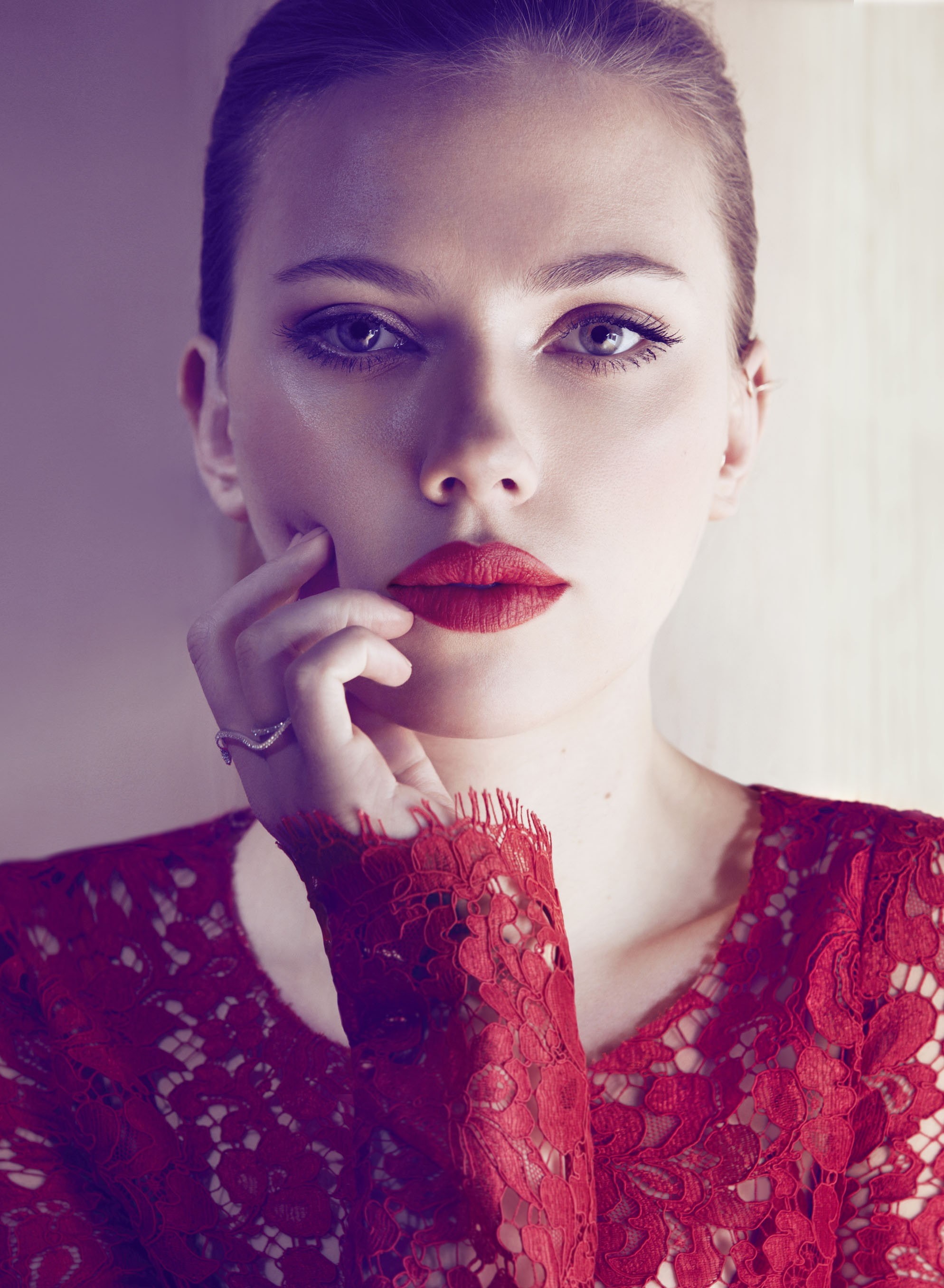 celebrity, women, Scarlett Johansson, actress, 2K, Phone HD Wallpaper