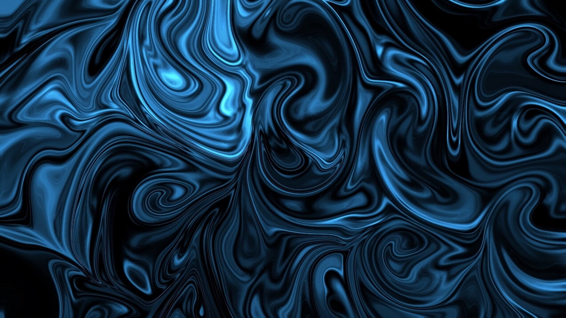 Swirl, Blue, Abstract, 1080P, HD Wallpaper