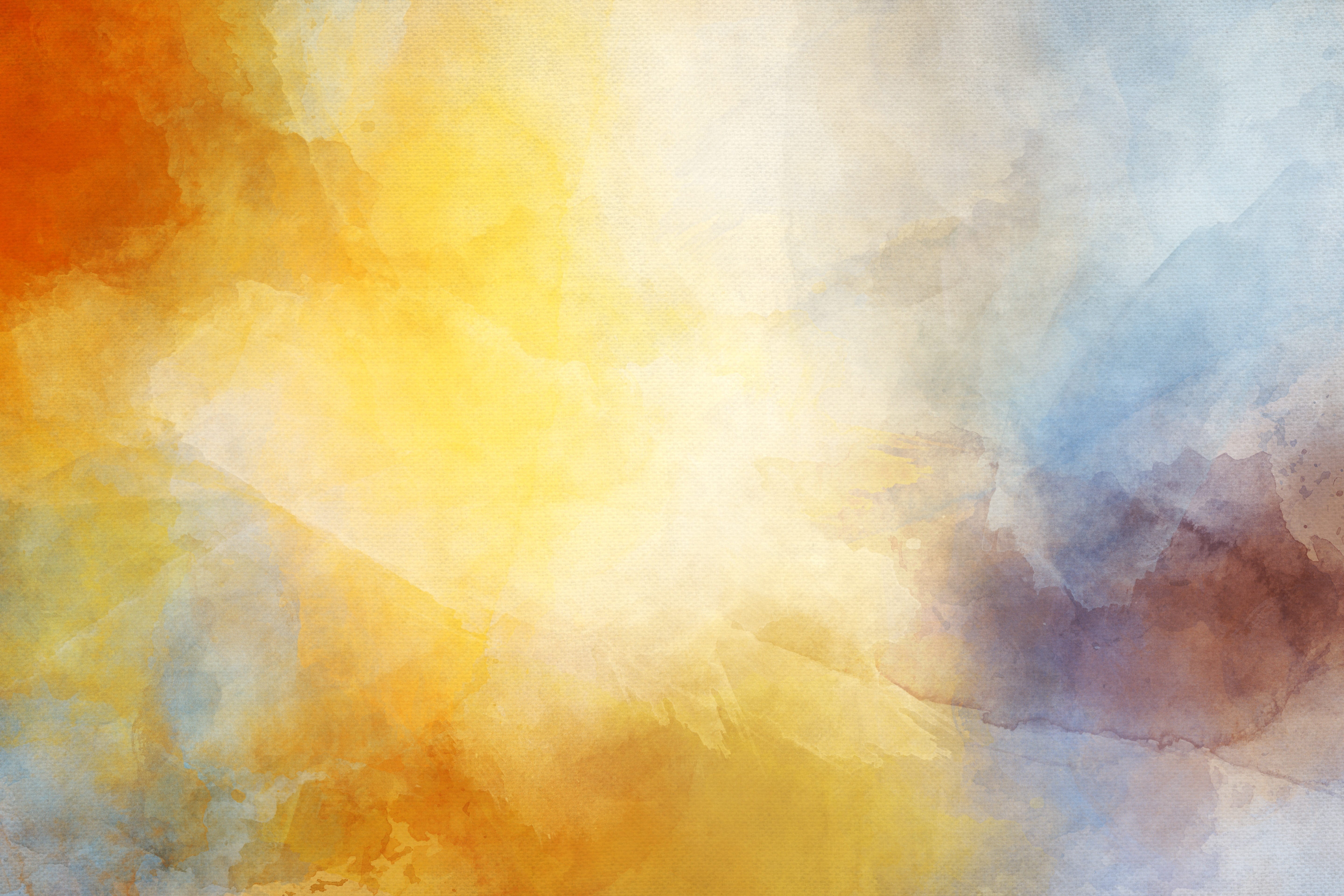 watercolor paints, textured, texture, watercolor painting, grunge, blank, paint, dirty, yellow, nature, paper, background, multi-layered effect, beauty in nature, HD Wallpaper