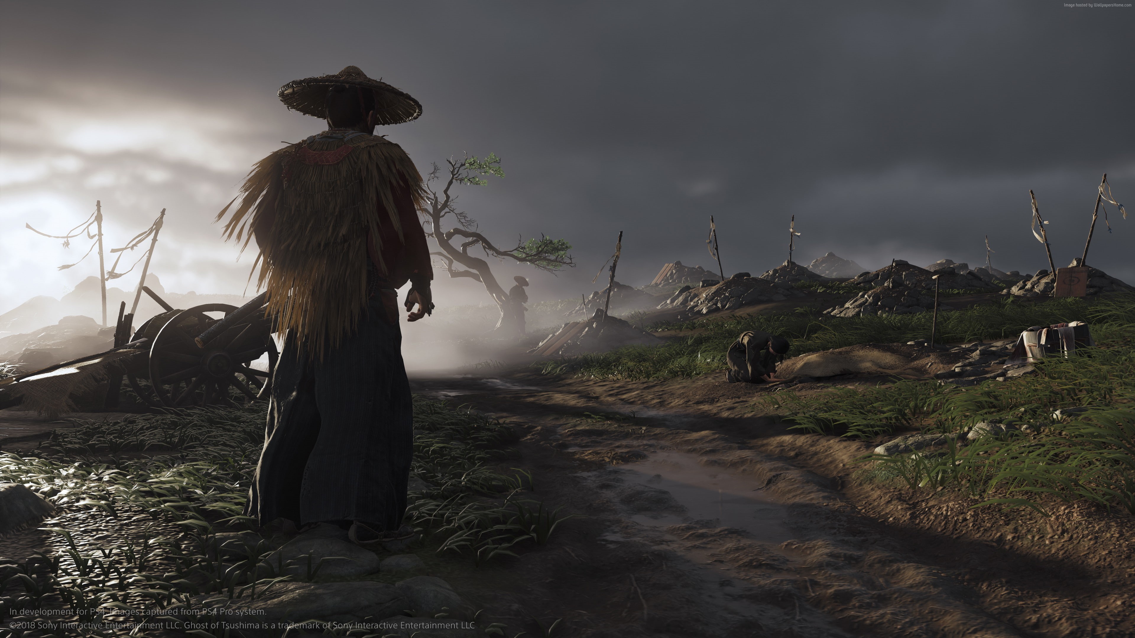 Ghost of Tsushima, 4K, 4K, screenshot, E3 2018, HD Wallpaper