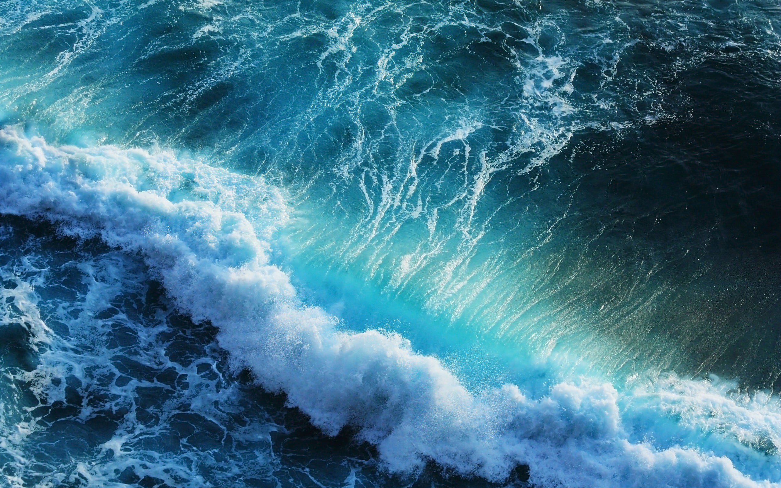 beauty in nature, high angle view, turquoise, cyan, breaking, waterfront, power, wave, motion, aquatic sport, waves, splashing, day, swimming pool, sea, HD Wallpaper