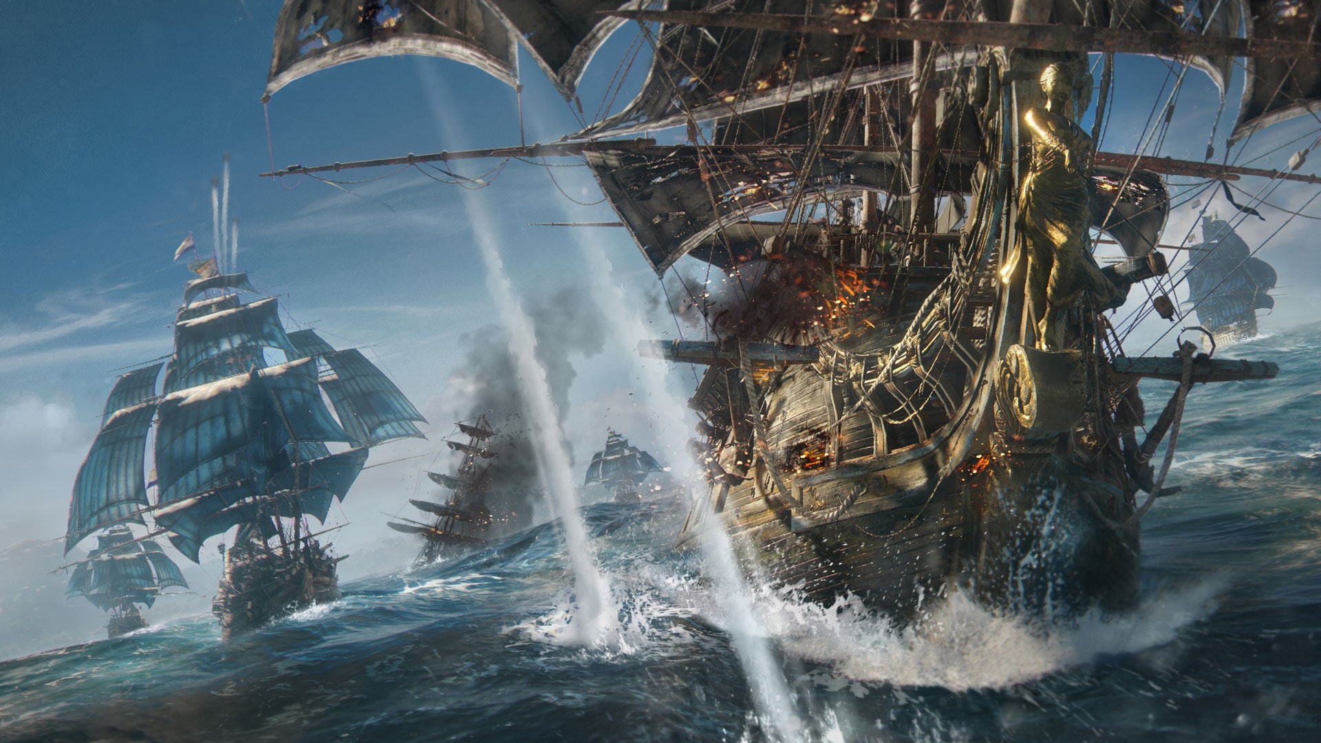 pirates, 1080P, Skull and Bones, video games, Ubisoft, HD Wallpaper
