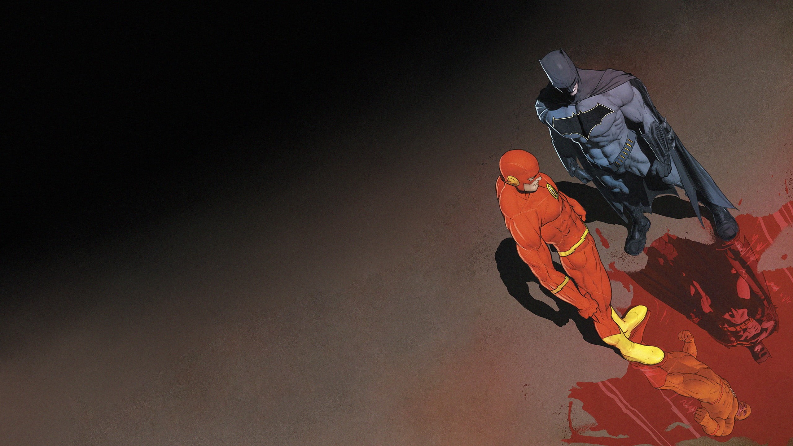 DC Comics, backpack, high angle view, nature, holding, occupation, dc, safety, 2K, real people, orange color, Flash, clothing, day, adult, skill, HD Wallpaper