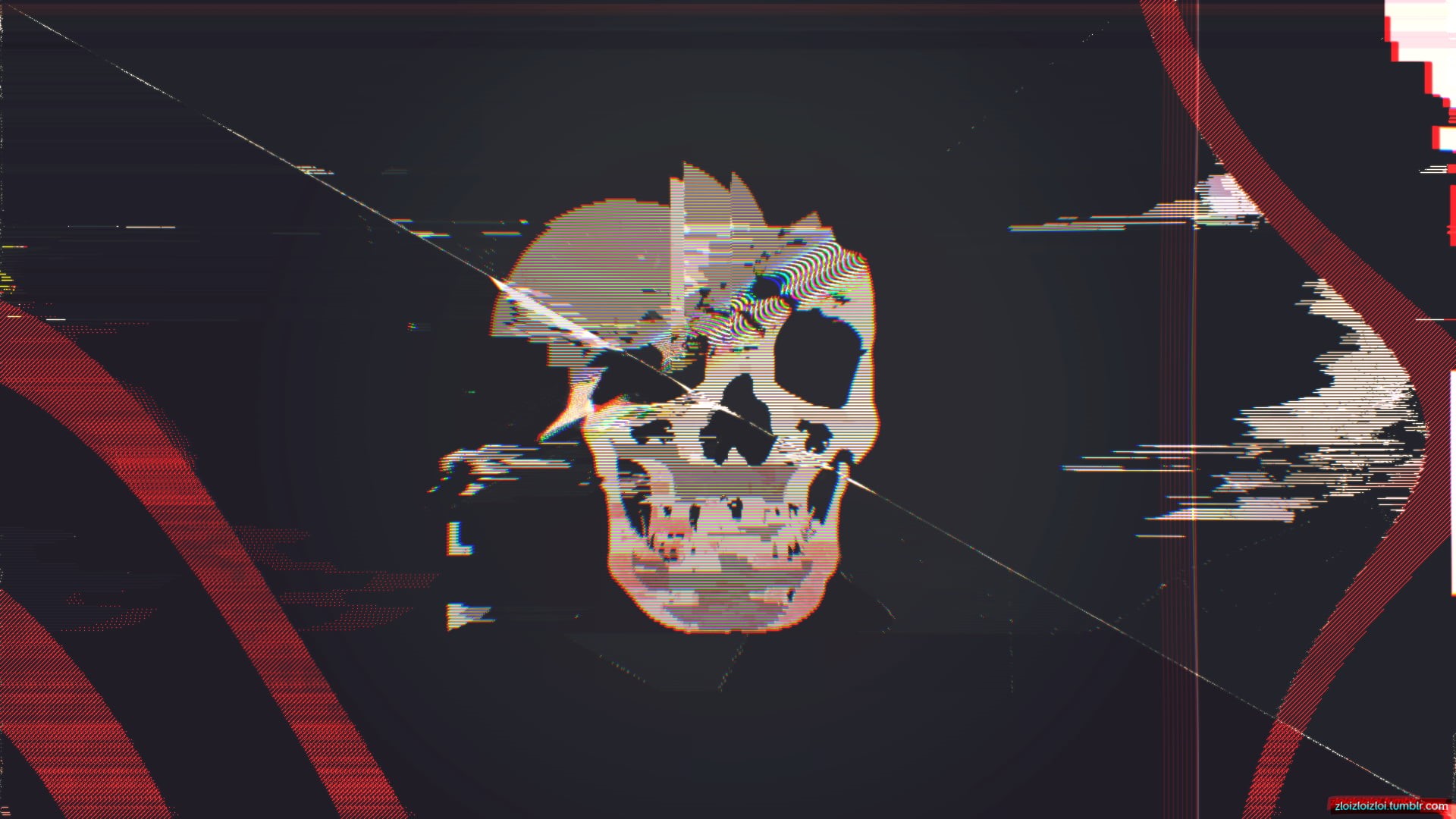 webpunk, one person, vector, abstract, building exterior, skull, transportation, night, glass - material, illustration, outdoors, glitch art, architecture, HD Wallpaper
