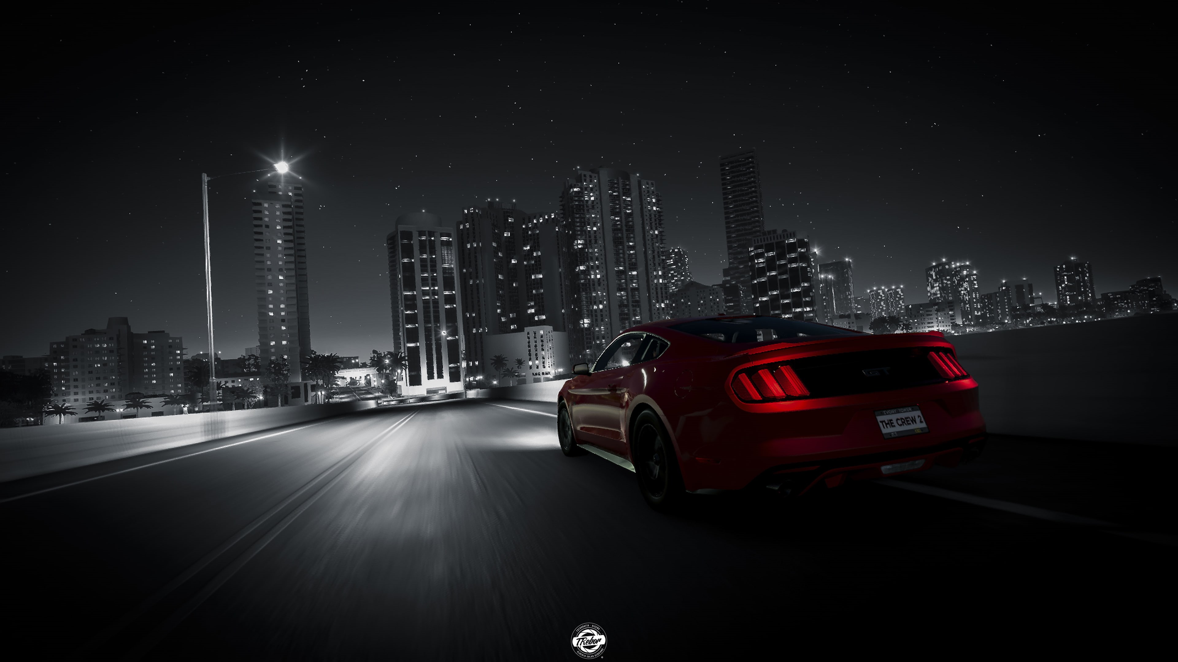 ford mustang, 4K, xbox games, pc games, the crew 2, 4k, hd, games, the crew, ps games, HD Wallpaper