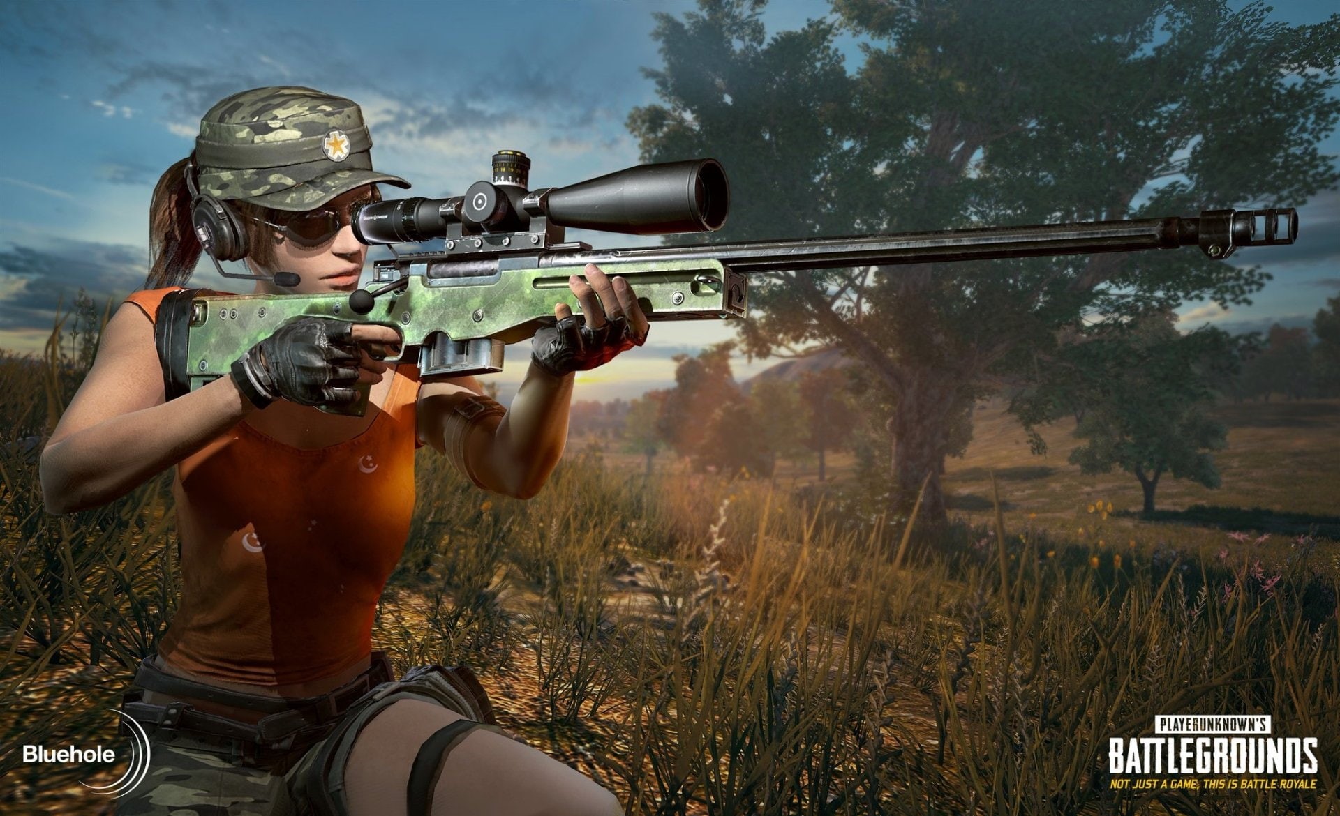 1080P, pubg, application, Video Game, PlayerUnknowns Battlegrounds, Sniper, game, HD Wallpaper
