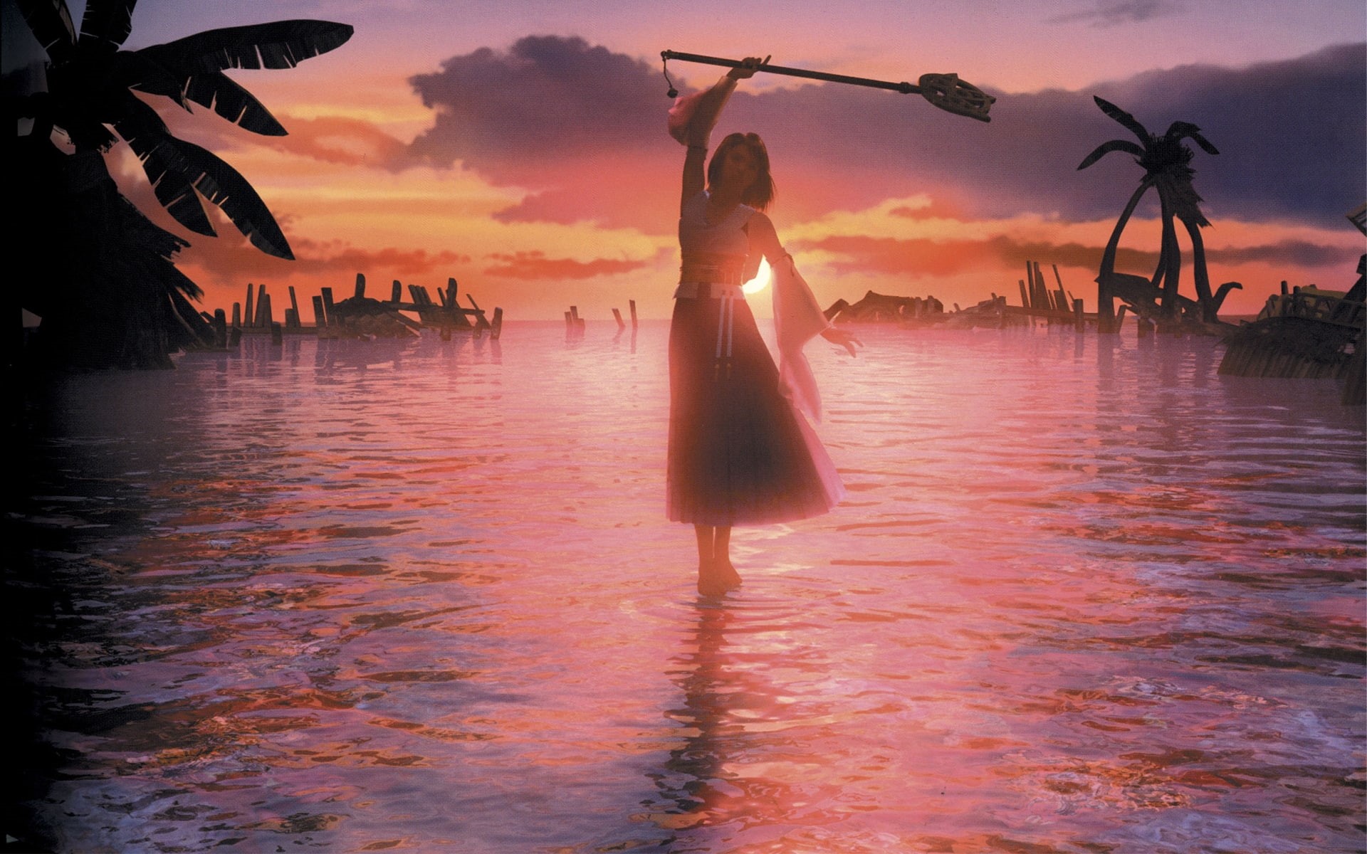 final, Video Games, Final Fantasy, x, art, yuna, hd, fantasy, 1080P, games, video, HD Wallpaper