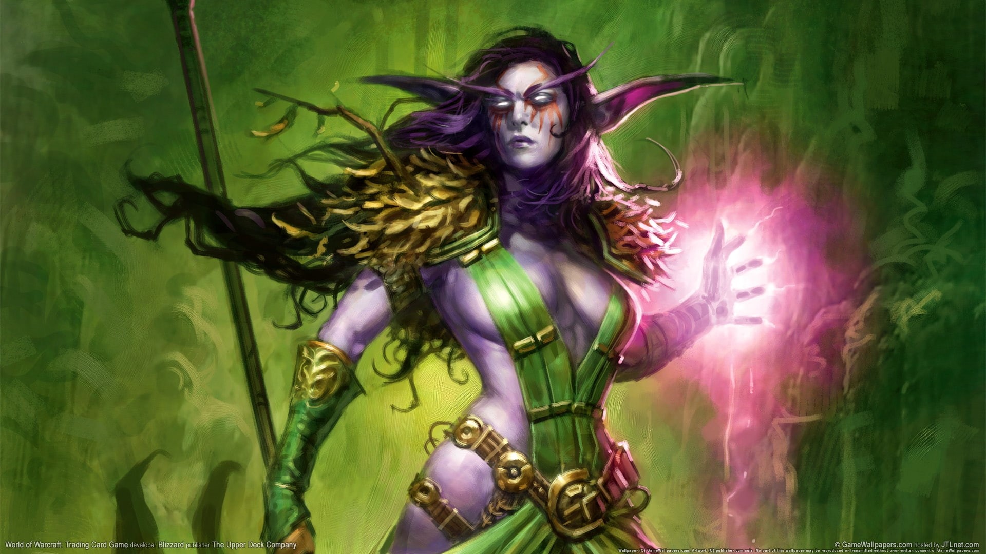 video game, ELF, fantasy, 1080P, art, HD, games, video, warcraft, world, world of warcraft, HD Wallpaper