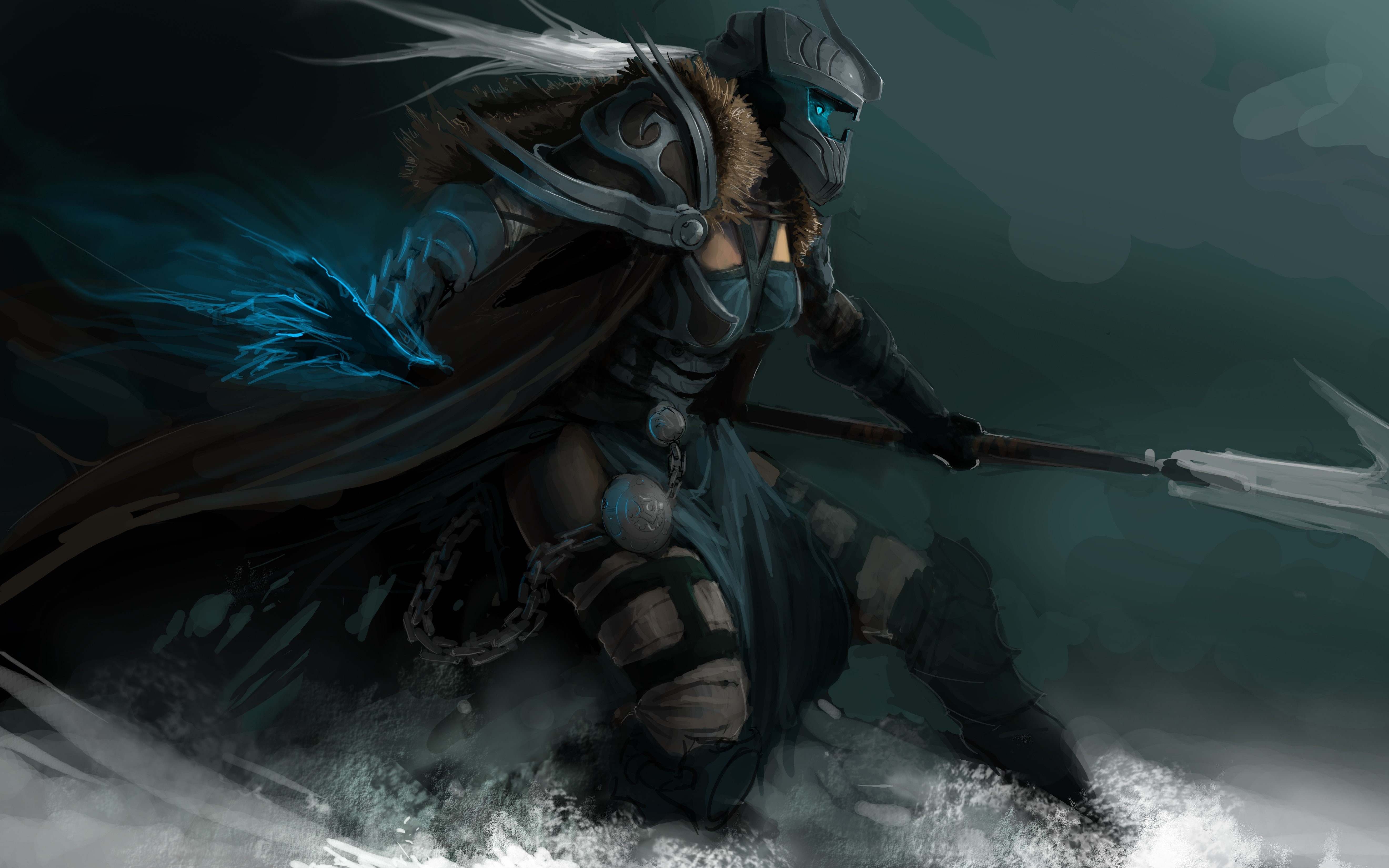 knight, art, artwork, world of warcraft, world, 5K, fantasy art, x, hd, video, death, warcraft, games, fantasy, armor, HD Wallpaper