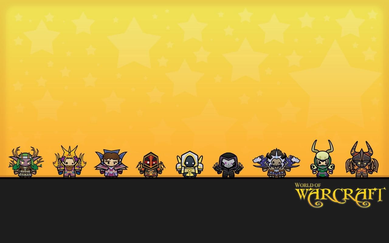 art, games, world, video, 720P, world of warcraft, warcraft, hd, Video Games, x, chibi, HD Wallpaper