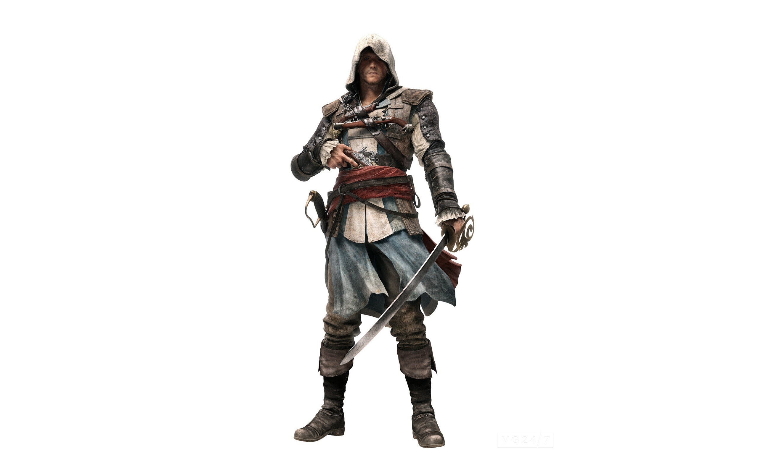 pirate, s, 2K, flag, hd, black, creed, white, video games, assassin, HD Wallpaper