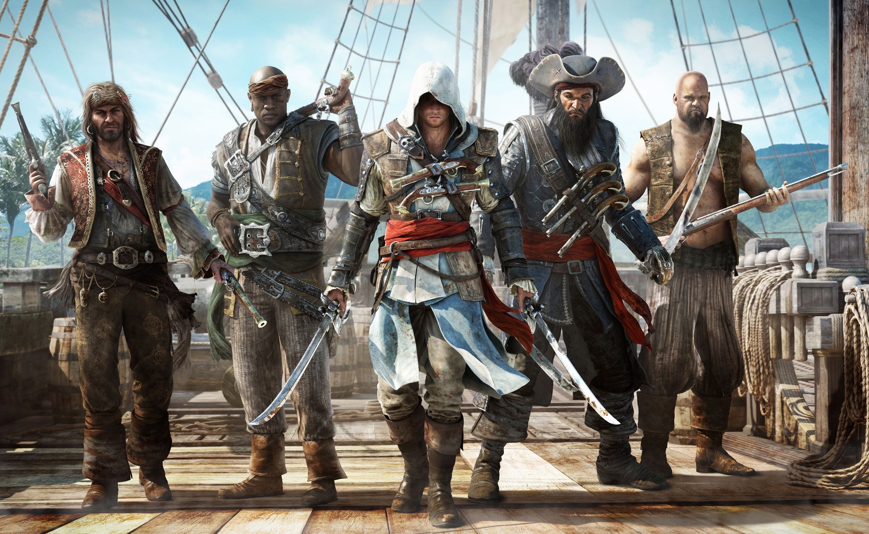 full length, government, transportation, architecture, s, assassins creed iv black flag, assassins creed, young men, people, army soldier, assassins, black, HD Wallpaper