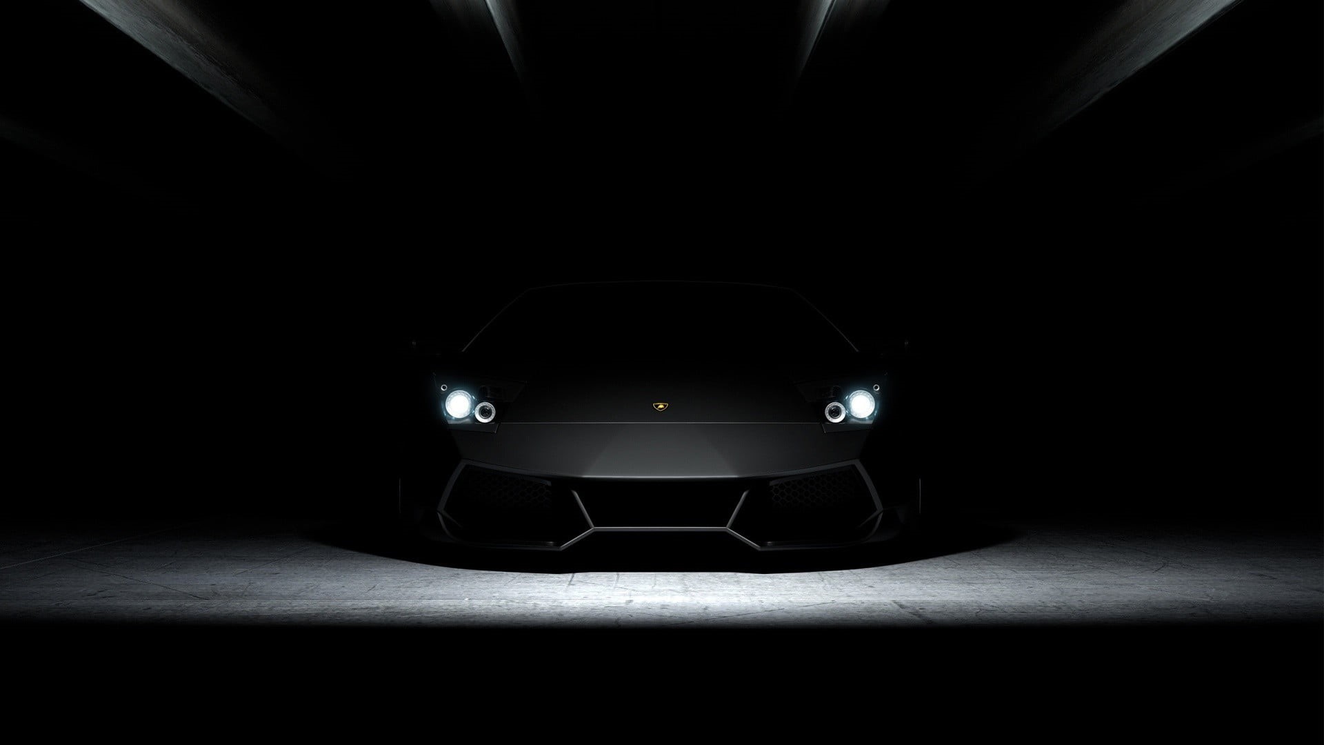 monochrome, Lamborghini, mode of transportation, parking lot, transportation, luxury, equipment, speed, modern, reflection, light - natural phenomenon, HD Wallpaper