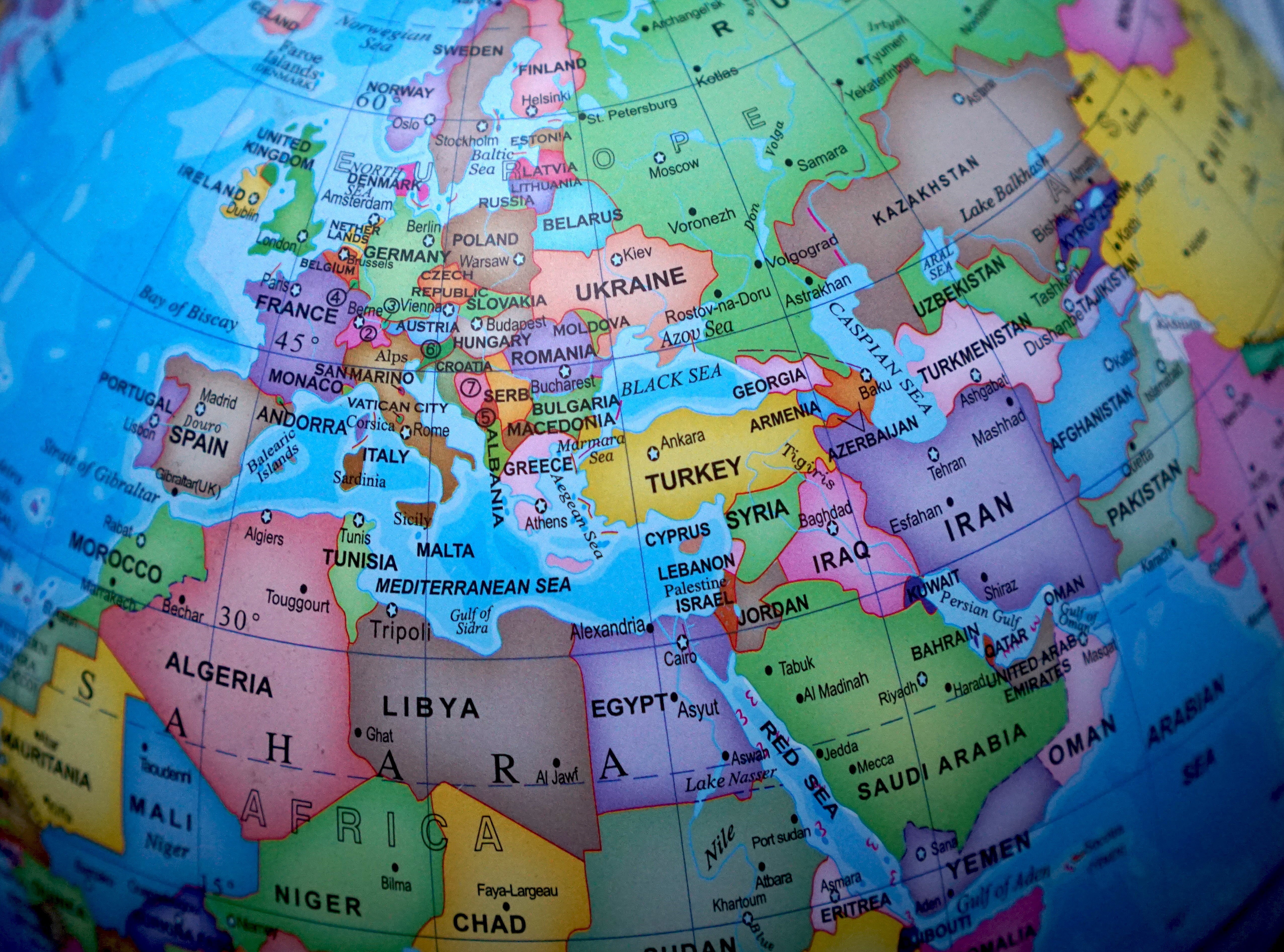 selective focus, no people, travel destinations, global communications, cartography, text, map, close-up, travel, tourism, communication, multi colored, HD Wallpaper