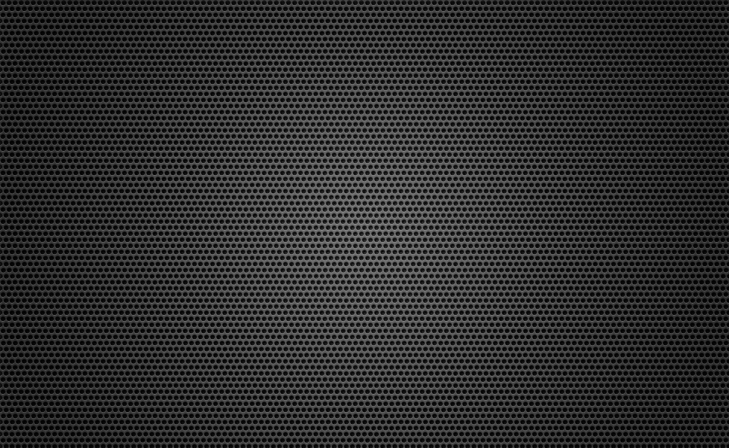 Black, Aero, background, 2K, small, black background, minimalism, metal, texture, hole, HD Wallpaper