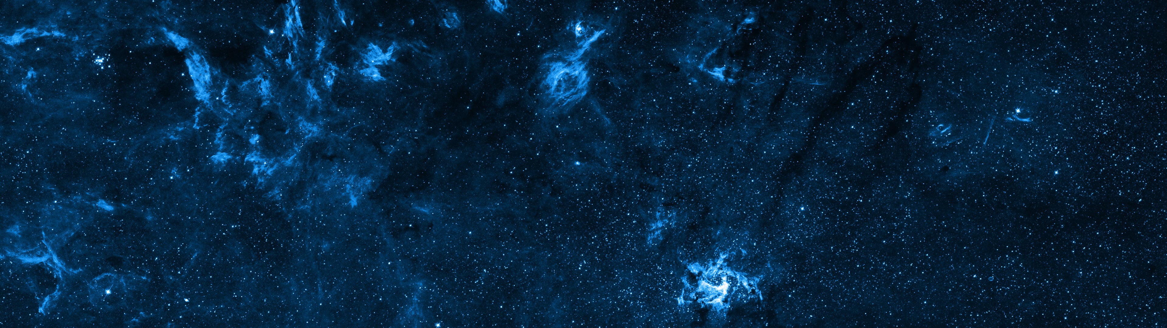 light - Natural Phenomenon, constellation, blue, digital, black Color, night, mystery, no People, deep, shiny, panoramic, textured, nebula, abstract, HD Wallpaper
