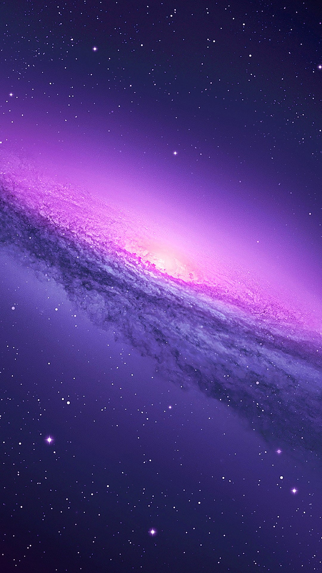 iphone 6, iphone, 1080P, purple, galaxy, Phone HD Wallpaper