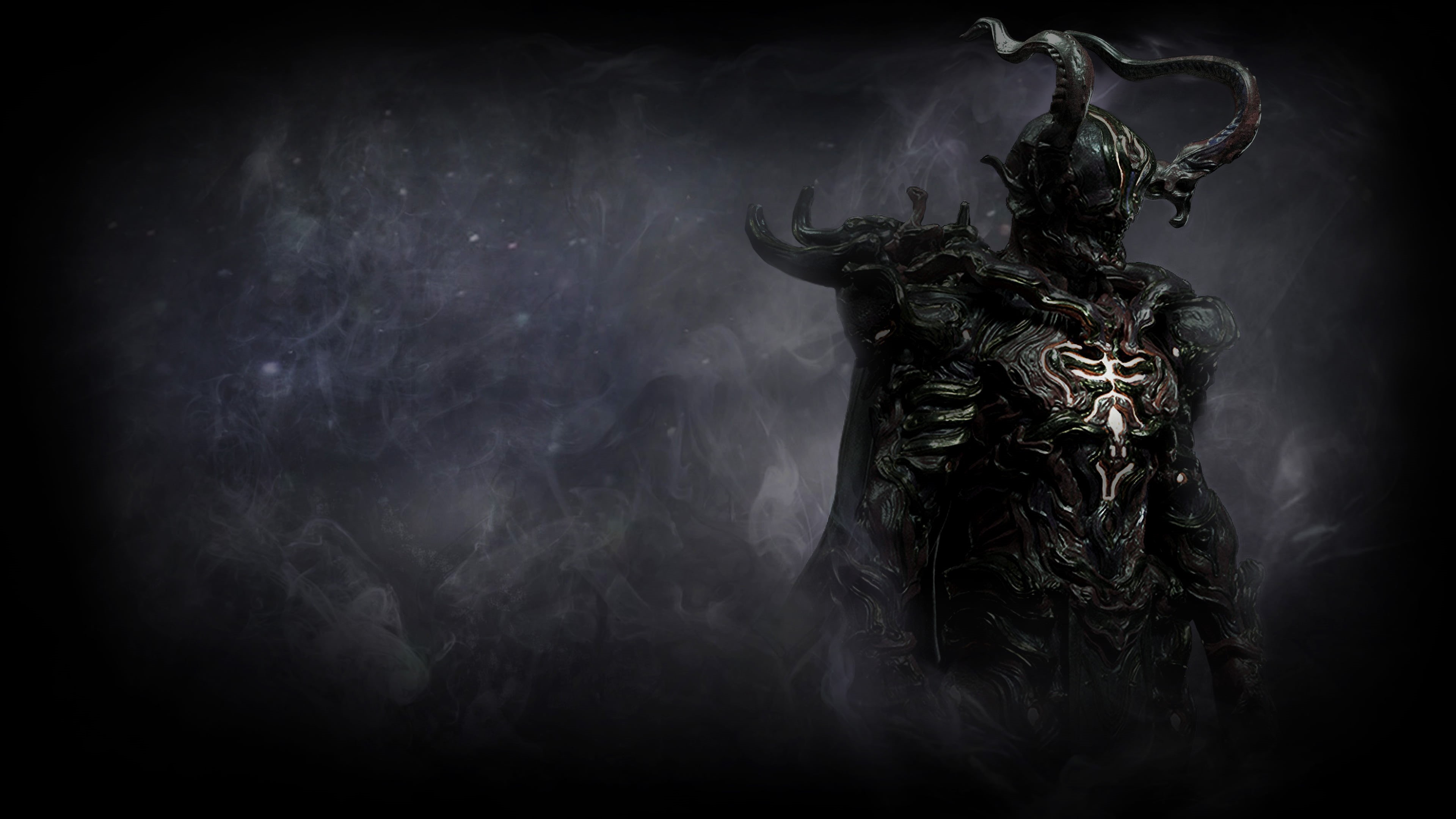 4K, video games, Path of Exile, horns, video game art, mist, artwork, digital art, HD Wallpaper