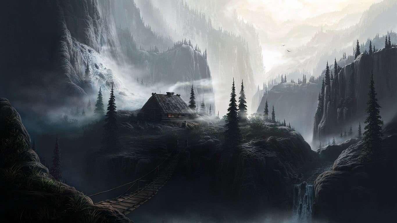 tranquility, no people, fog, forest, 720P, environment, mist, mystery, china - East Asia, morning, travel destinations, mountain Peak, photography, scenics, HD Wallpaper