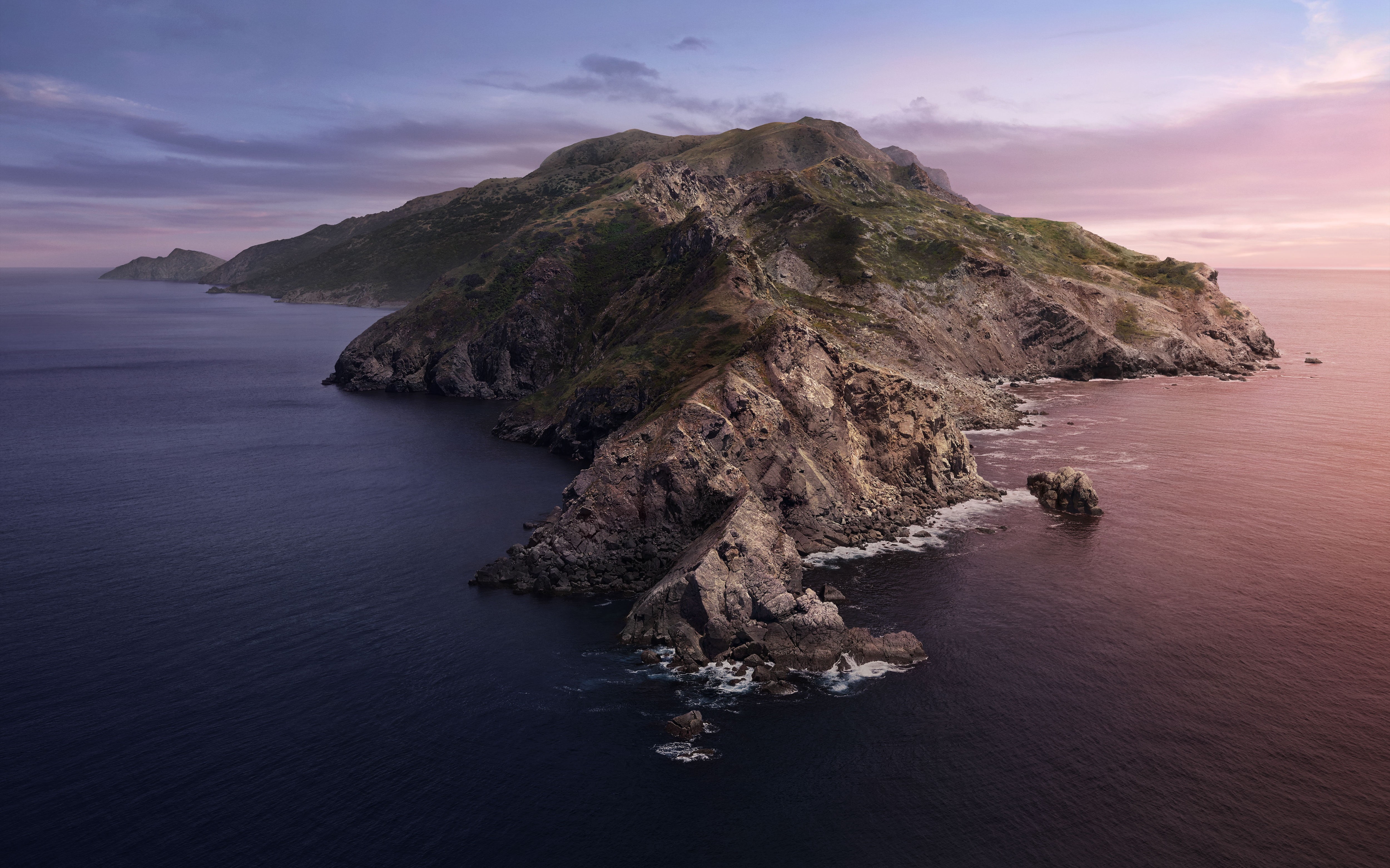 catalina, clouds, water, island, sky, 4K, HD Wallpaper